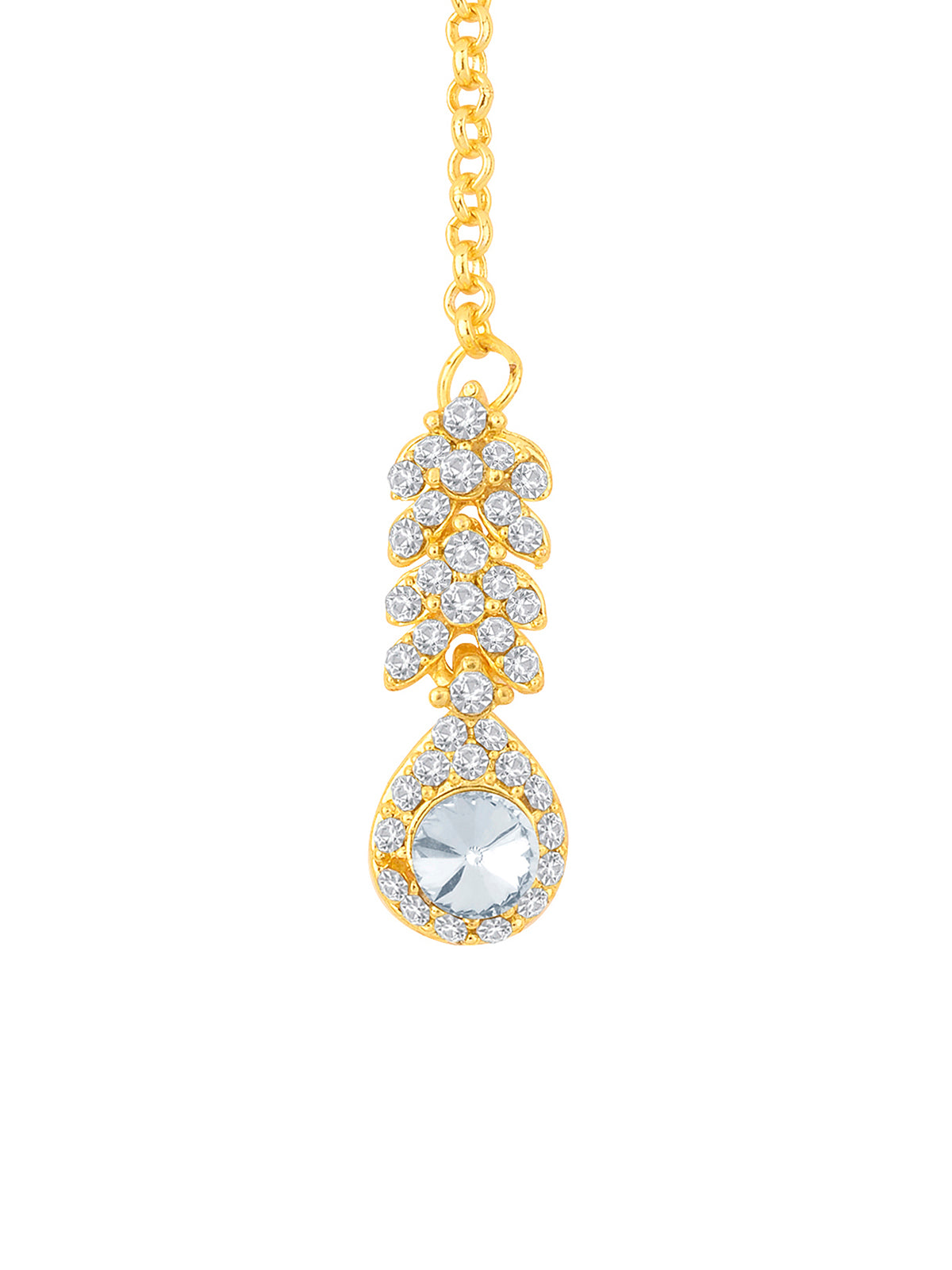 Sukkhi Fine Gold Plated Austrian Diamond Stone Studded Necklace Set 2012NADK1600
