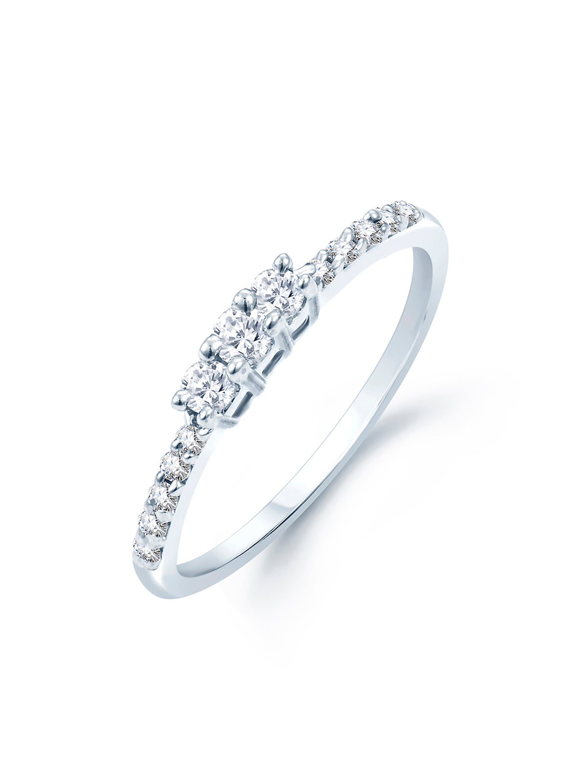Sukkhi Incredible Rhodium Plated Set Of 4 Cz Ring Combo for Women 288CB1300