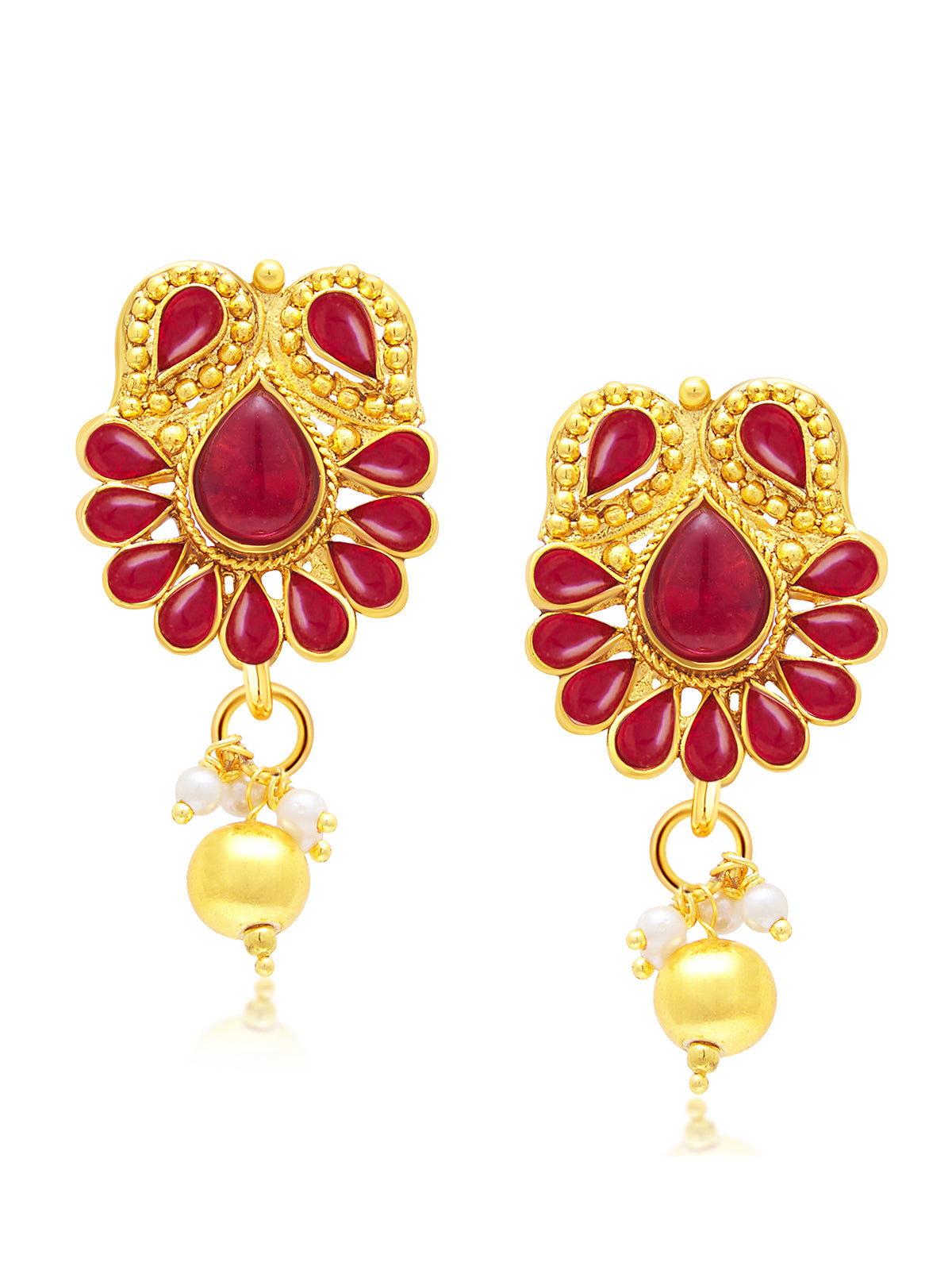 Sukkhi Divine Kairi Gold Plated Necklace Set For Women 3195NGLDPP1050