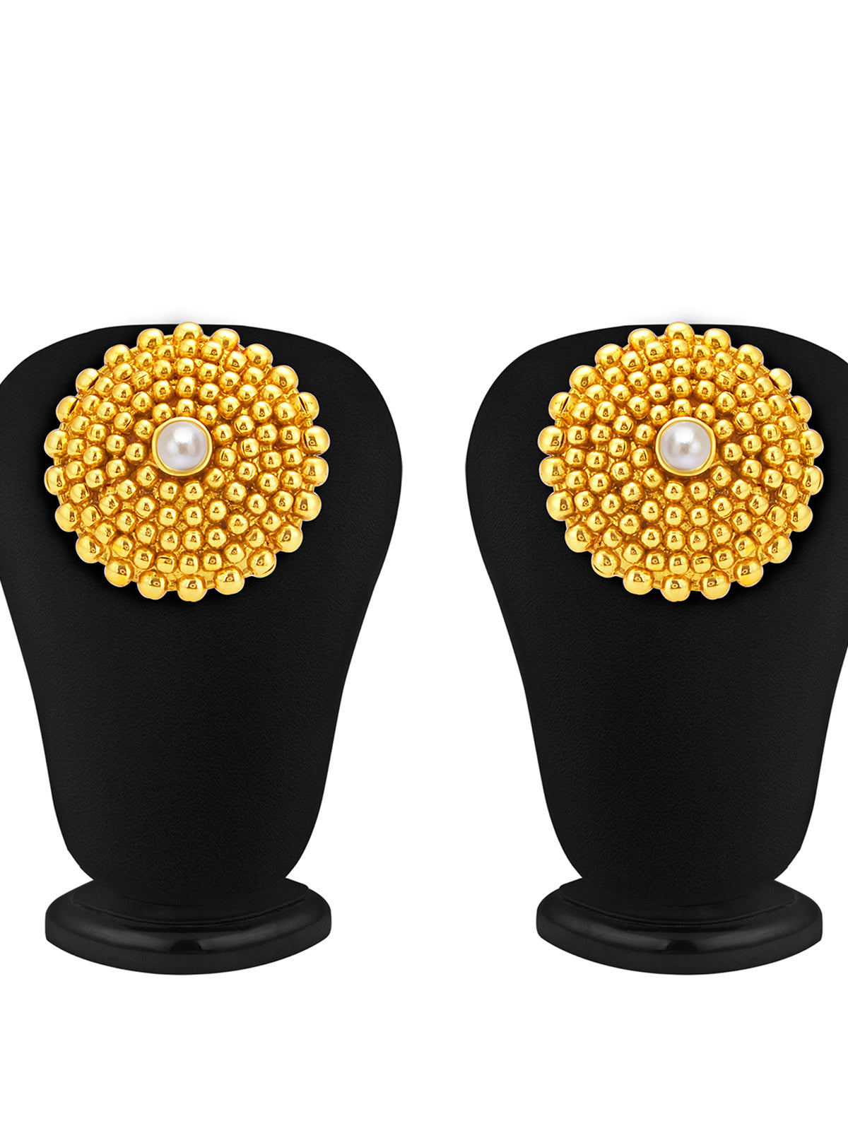Sukkhi Dazzling Gold Plated Pearl Stud Earring For Women 6615EGLDPP350