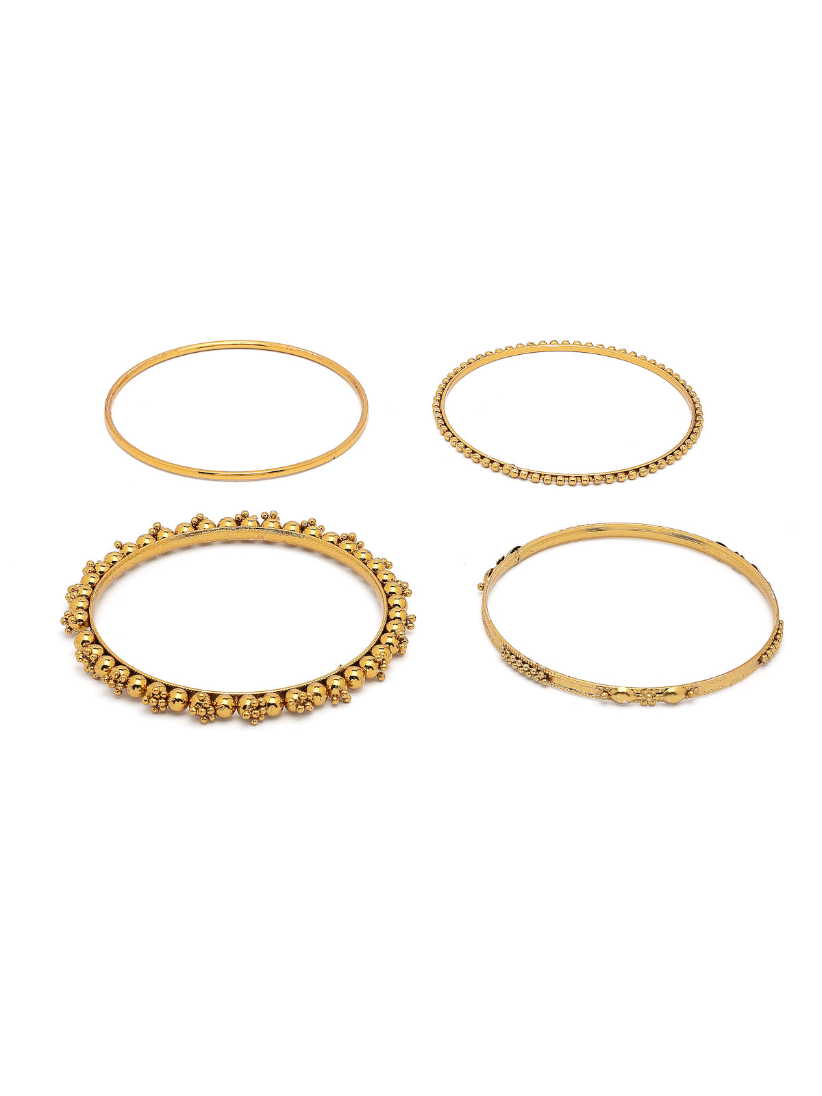 Sukkhi Impressive Traditional Oxidised Gold Plated Celebrity Inspired Bangle Jewellery For Women & Girls|Set of 40|B107297