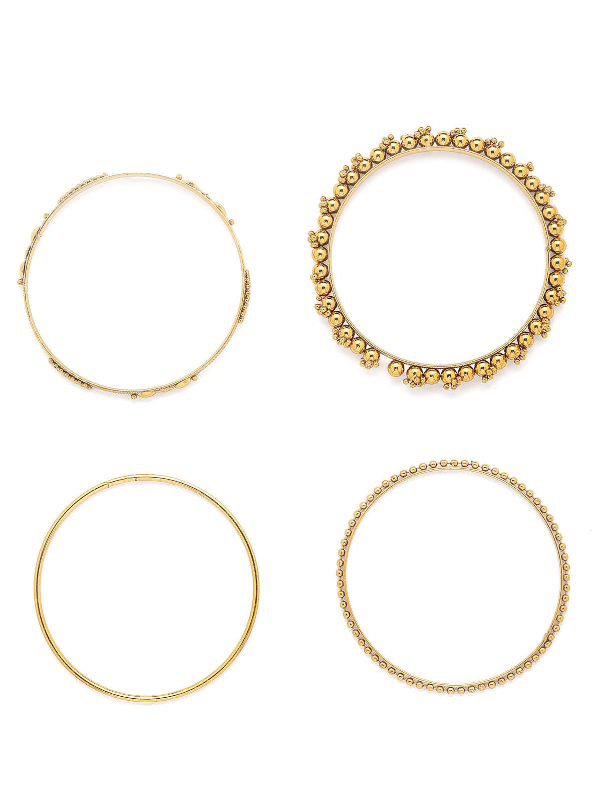 Sukkhi Impressive Traditional Oxidised Gold Plated Celebrity Inspired Bangle Jewellery For Women & Girls|Set of 40|B107297