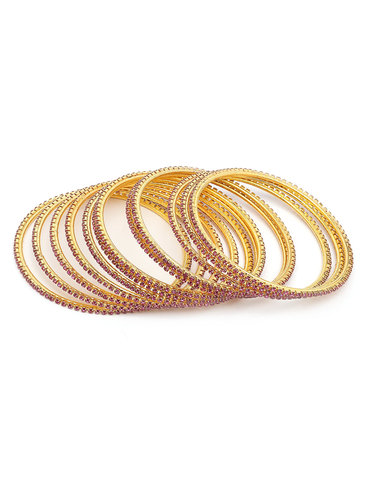 Sukkhi Traditional Stylish Gold Plated Stone Studded Set of 12 Bangle Jewellery For Women & Girls|B107300