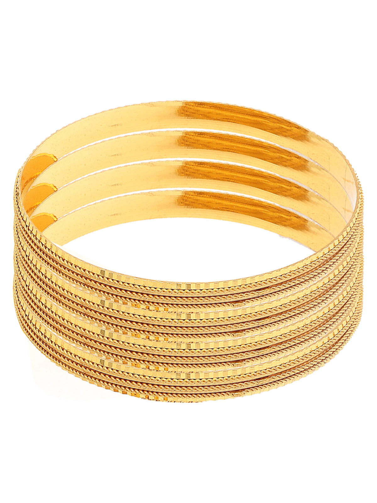 Sukkhi Indian Traditional One Gram Gold Plated Set of 4 Bangle Jewellery For Women & Girls|Gifts for Wife Girlfriend Mother Sister|B107304
