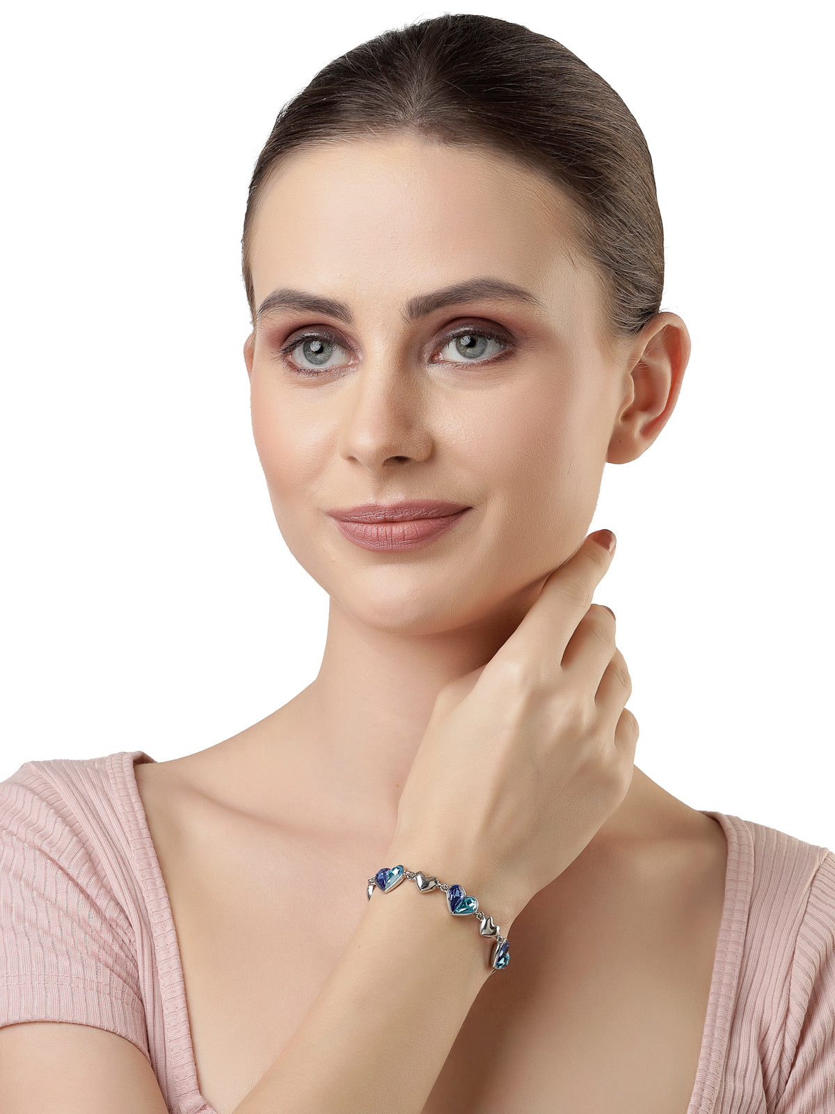 Scintillare by Sukkhi Latest Beautiful Design Gold Plated Infinity Sign with Beads Stackable & Adjustable Combo Bangle Bracelet for Women & Girls ( Set of 4)|Birthday Gift for Women|CBBC106529