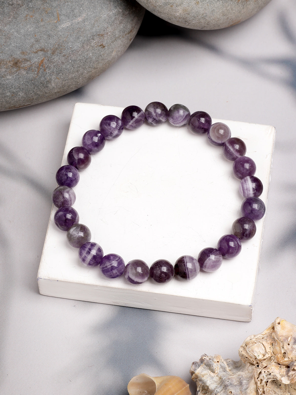 Scintillare By Sukkhi Natural Reiki Feng-Shui Healing Crystal Gem Stone Triple Protection Original Natural Stone Bracelet for Women Men & Unisex Adult|BC107119