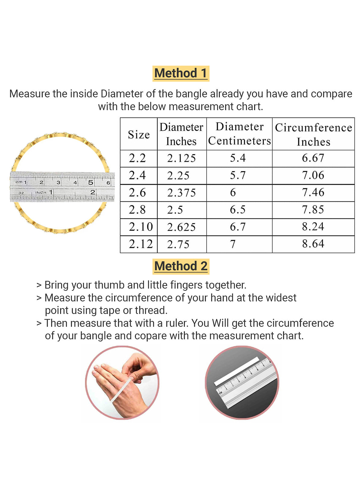 Sukkhi Creative Floral Design Gold Plated AD Stones Studded Kada Bangle Set for Women & Girls|Jewellery for Party, Wedding, and Festive Occasions for Women|2 Bangles|B107564