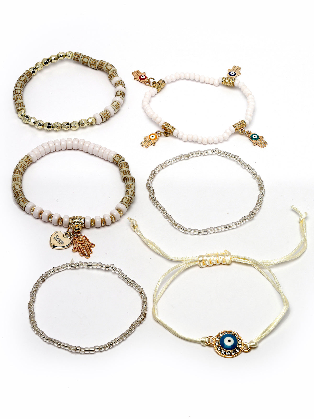 Scintillare by Sukkhi Latest Stylish Stackable Design Gold Plated With Crystals Cuff Kadas Adjustable Combo Bangle Bracelet for Women & Girls ( Set of 4)|Birthday Gift for Women|(Golden)|CBBC106615