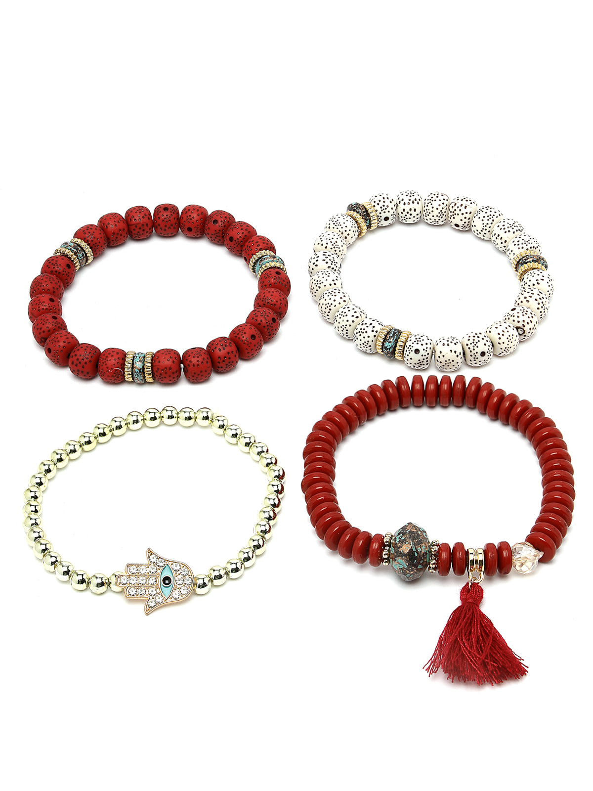 Scintillare by Sukkhi Attractive Stackable Light Weight Multi Design With Gold Plated Adjustable Geometry Shaped Combo Bangle Bracelet for Women & Girls |Set of 6| Birthday Gift for Women|CBBC106637