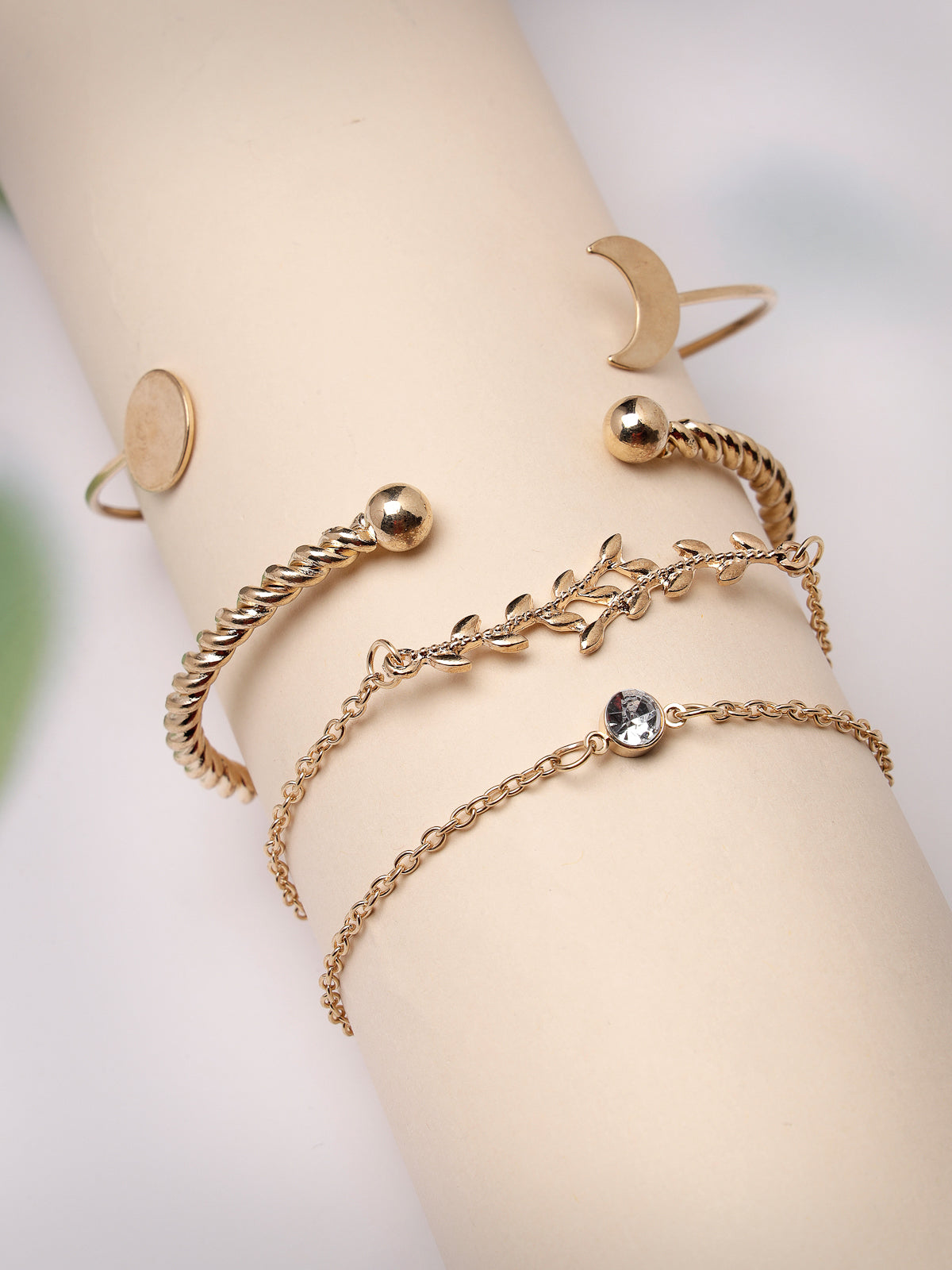 Scintillare by Sukkhi Daily Wear Stylish Gold Plated Studs Butterfly Geometric Combo Earring for Women & Girls Stylish Fashion| 5 Pair of Combo Set (Golden)|CBE106536