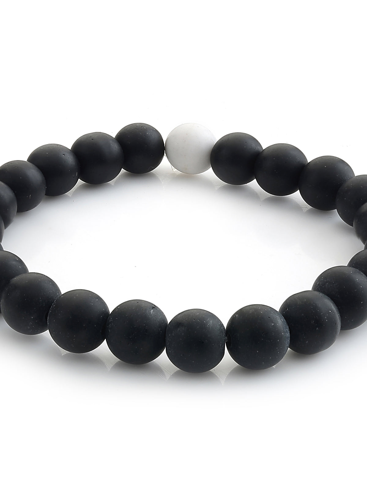 Scintillare By Sukkhi Unique Latest Stylish Natural Stones Couple Love Bracelet Jewellery for Women/Girls/Men/Boys|Pack of 2|CBBC107163