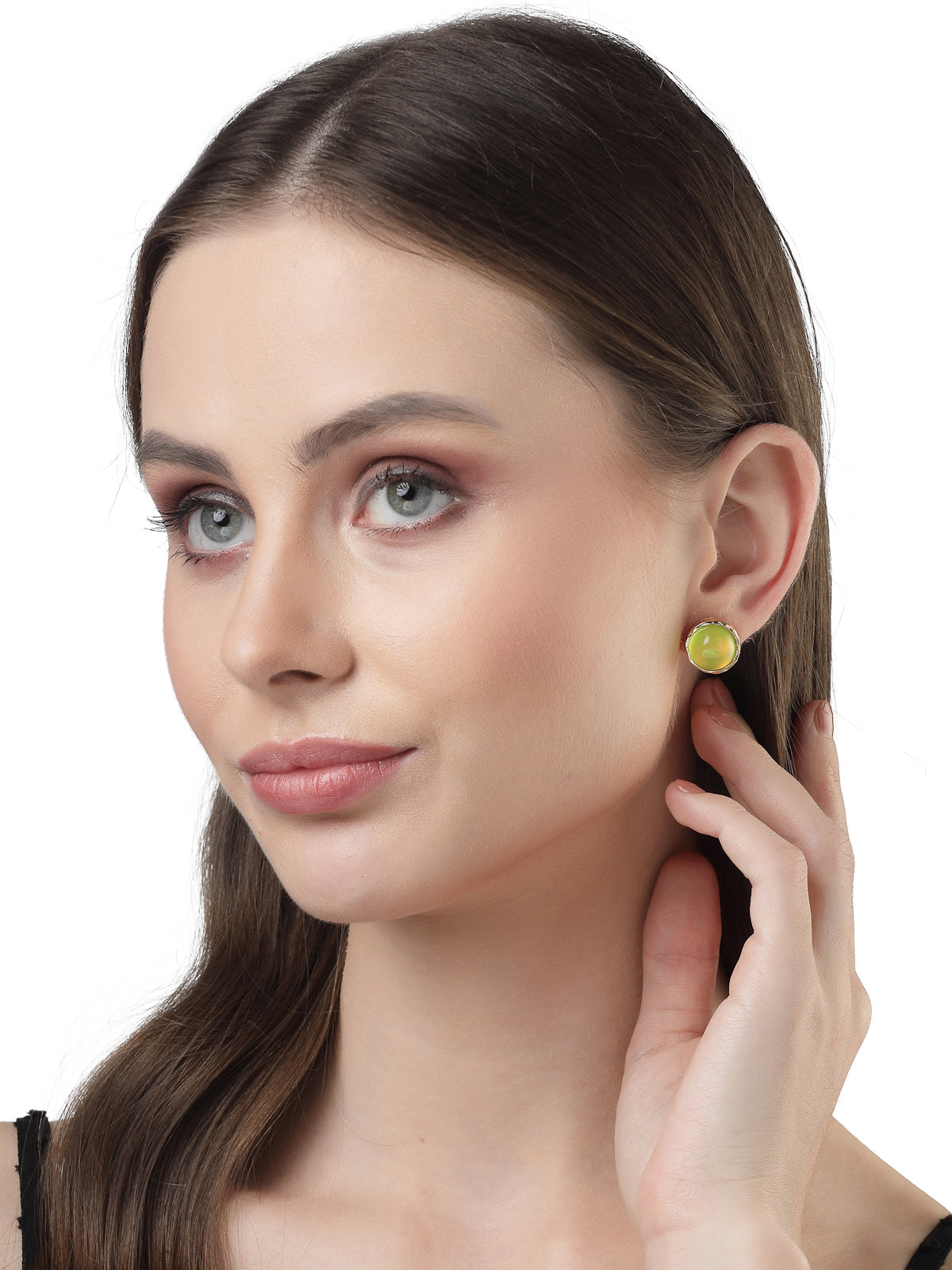 Scintillare by Sukkhi Beautiful Gold Plated Non Precious Base Metal Multicolor Crystals Geometric Studs Combo Earring for Women & Girls Stylish Fashion|6 Pair of Earrings Combo Set|CBE106683