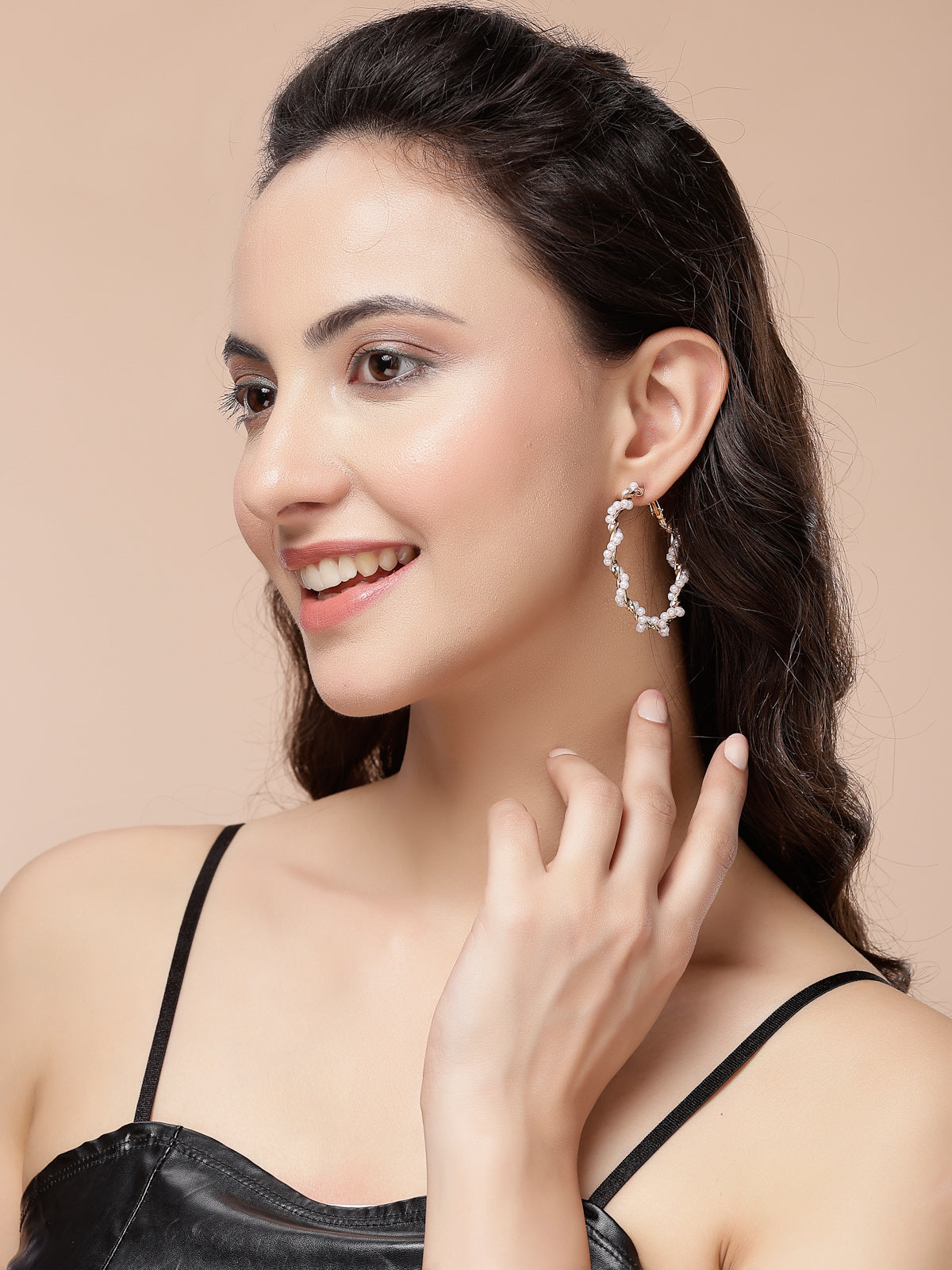 Scintillare By Sukkhi Western Stylish Gold Plated Studs & Hoop Style Combo Earrings For Women & Girls|Pair of 6|CBE107177