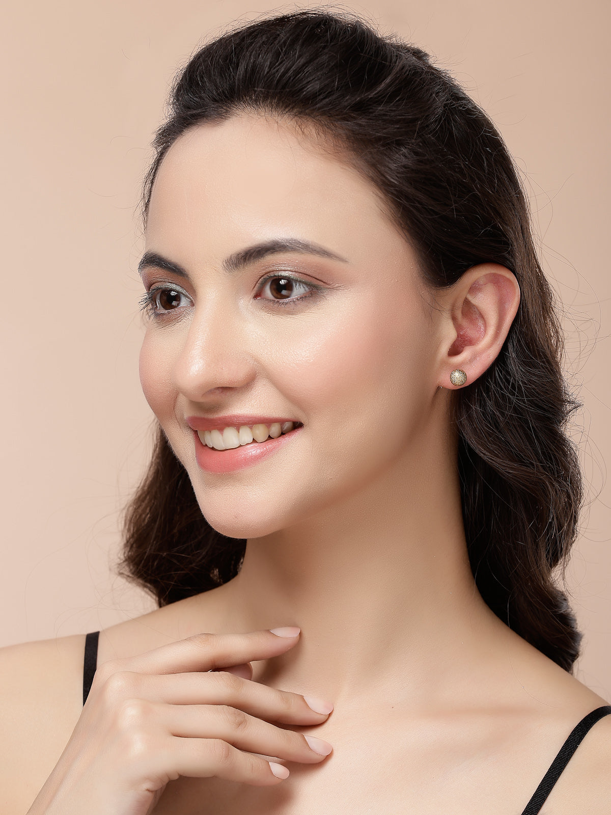 Scintillare By Sukkhi Unique Latest Stylish Design Gold Plated Crystal Pearls Studded Multiple Stylish Shaped Studs Combo Earrings for Women & Girls|Pair of 12|CBE107178