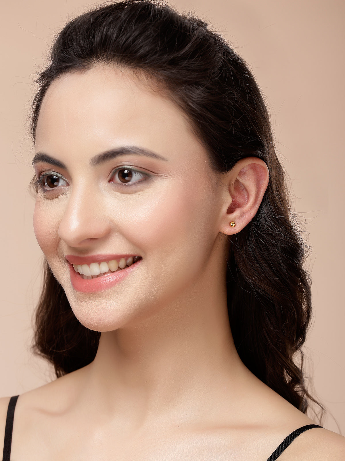 Scintillare By Sukkhi Unique Fashionable Surgical Steel Sterile Gold Plated Studs Combo Earrings for Women Girls & Unisex|Pair of 12|For Nose Navel & Body Piercing|CBE107182