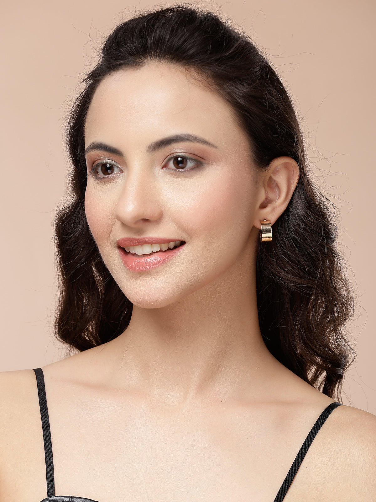 Scintillare By Sukkhi Versatile Latest Style Fashionable Celebrity Inspired Gold Plated with Geometric Twist Pearls Hoop Dangle Combo Earrings for Women & Girls|Pair of 24|CBE107202