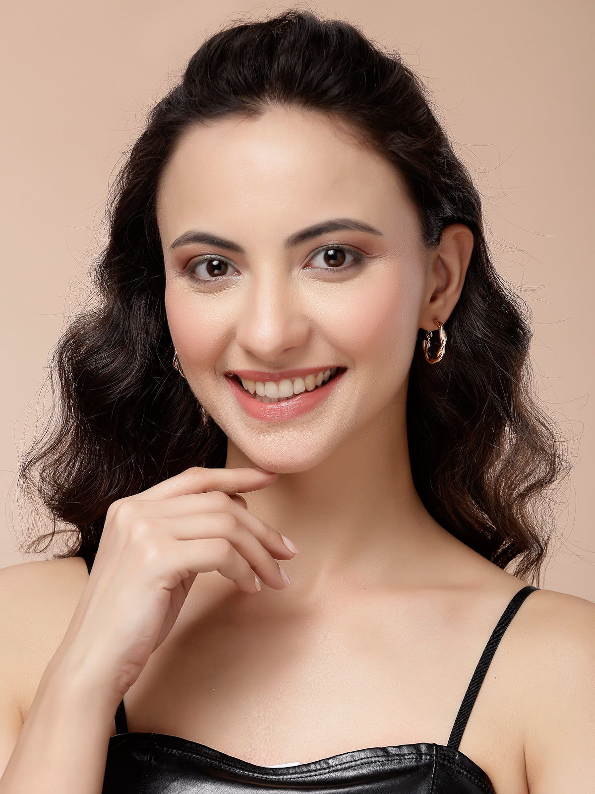 Scintillare By Sukkhi Fashion Forward Gold Plated Pearls Studded Trendy Latest Stylish Hoop Combo Earrings for Women & Girls|Pair of 6|CBE107204