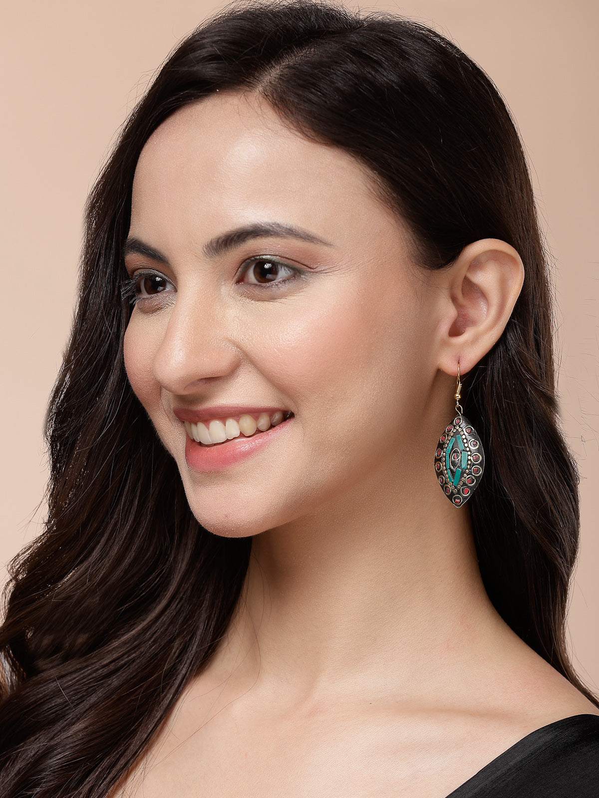 Scintillare By Sukkhi Beautiful Ethnic Tibetan Laac Stylish Gold Plated Drop Earrings for Women & Girls| Combo Earring Pair of 3|CBE107494