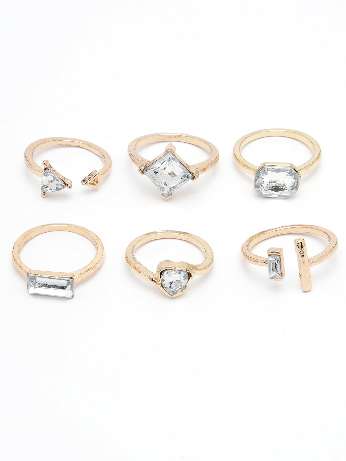 Scintillare by Sukkhi Latest Fashion Non Precious Base Metal Silver Oxidised Rhodium Plated Boho Midi Finger Ring for Women & Girls | Combo Set of 11 | Boho Midi Stackable Rings|CBR106773