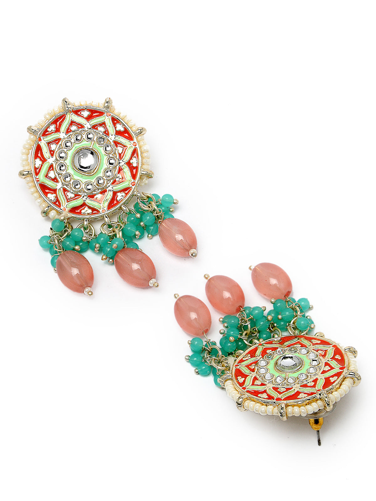 Studio Sukkhi Creative Gold Plated With Meenakari Multicolor Stud Earrings For Women And Girls E105759