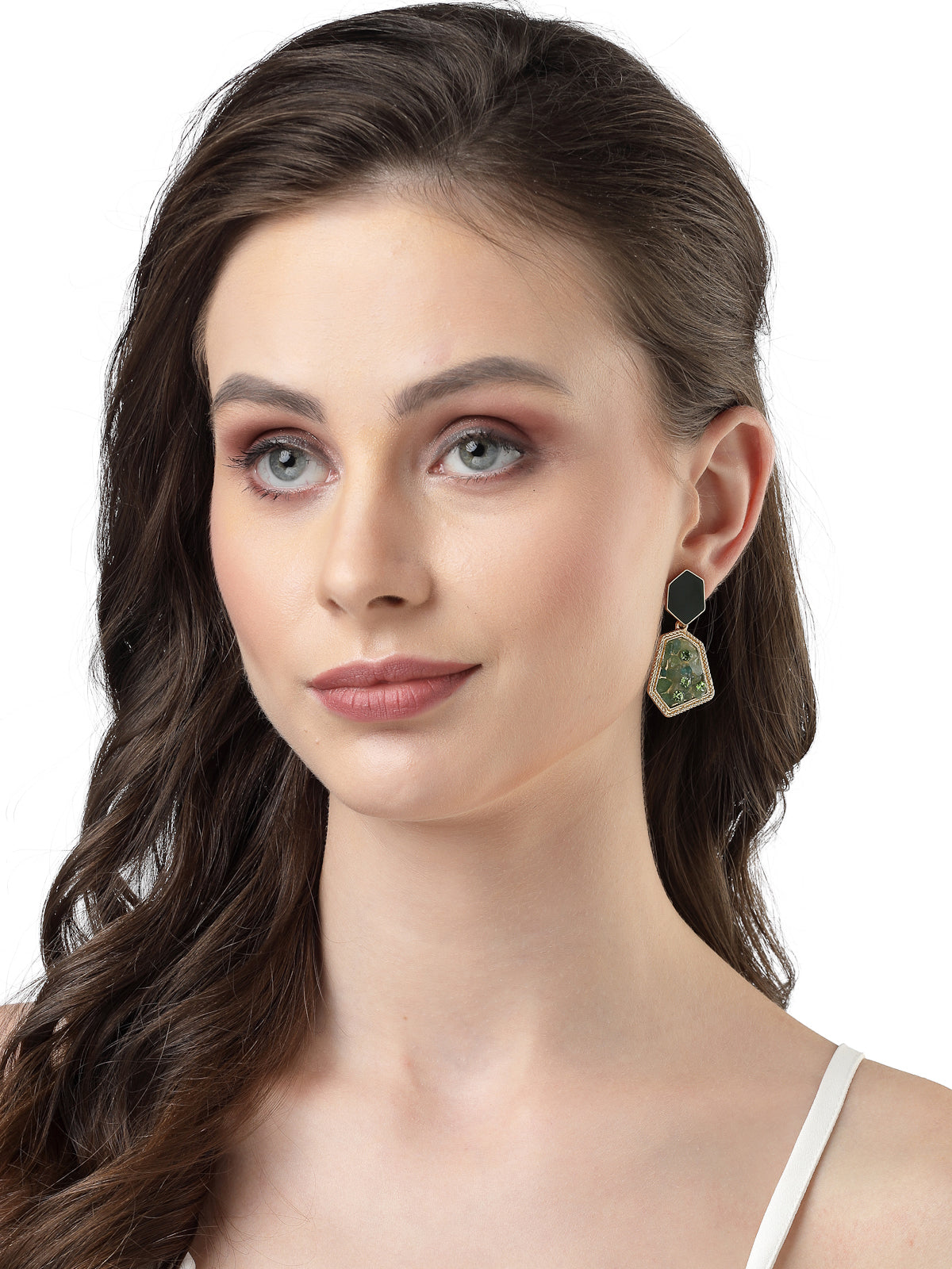 Scintillare by Sukkhi Fashionable Rhodium Plated American Diamonds Studded Silver Drop Earring for Women & Girls Stylish Fashion|Birthday Gift for Girls & Women Anniversary Gift for Wife|E106552