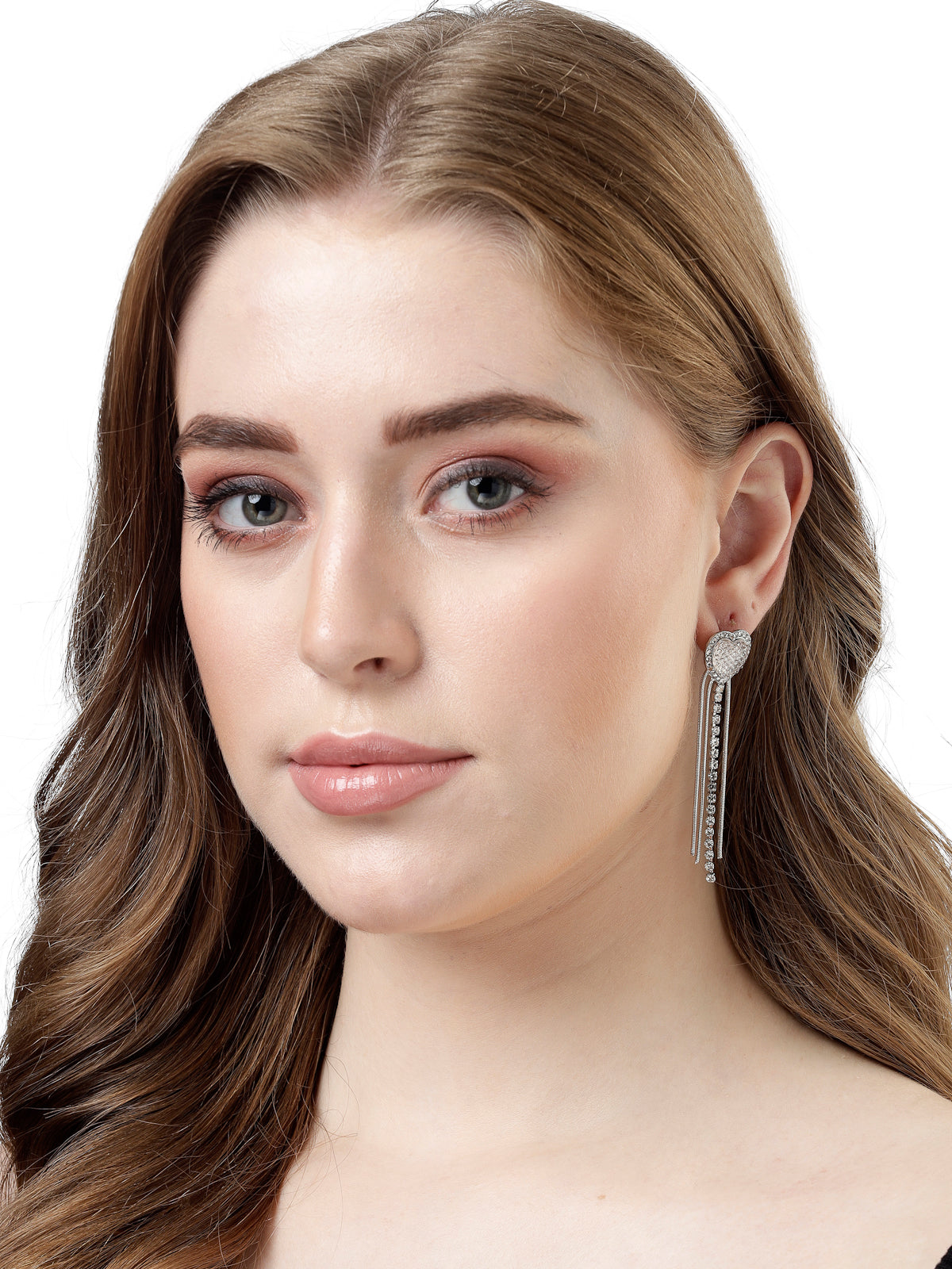 Scintillare by Sukkhi Beautiful Crystals Floral Shaped with Gold Plated Western Red Hoop Earring for Women & Girls Stylish Fashion|Birthday Gift for Girls & Women Anniversary Gift for Wife|E106554