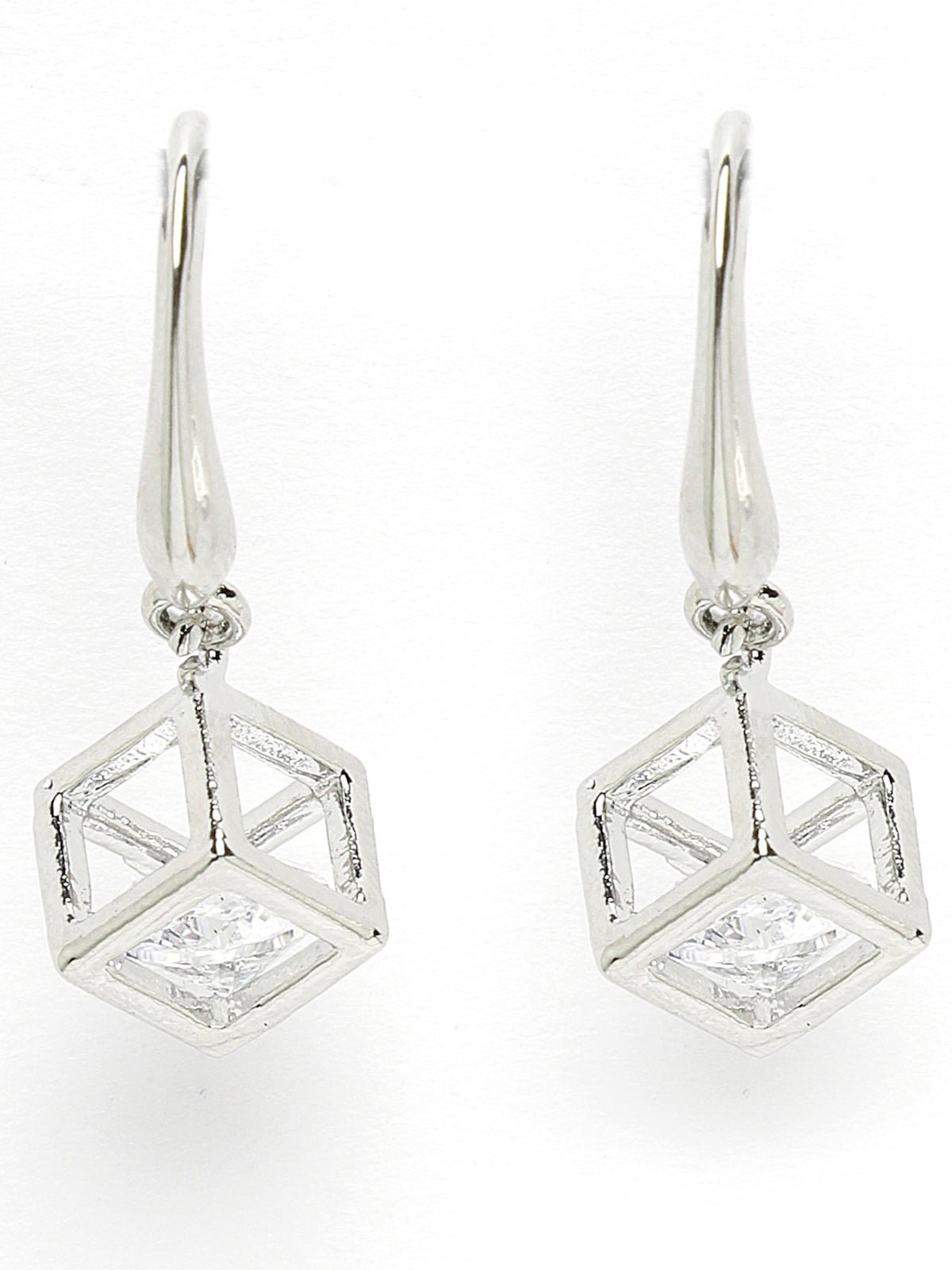 Scintillare by Sukkhi Beautiful Crystals Floral Shaped with Gold Plated Western Red Hoop Earring for Women & Girls Stylish Fashion|Birthday Gift for Girls & Women Anniversary Gift for Wife|E106554