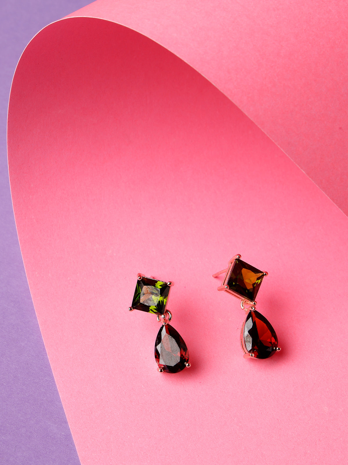 Scintillare by Sukkhi Casual Style Gold Plated Multicolor Crystals Stones Bali Hoop Earring for Women & Girls Stylish Fashion|Birthday Gift for Girls & Women Anniversary Gift for Wife|E106561