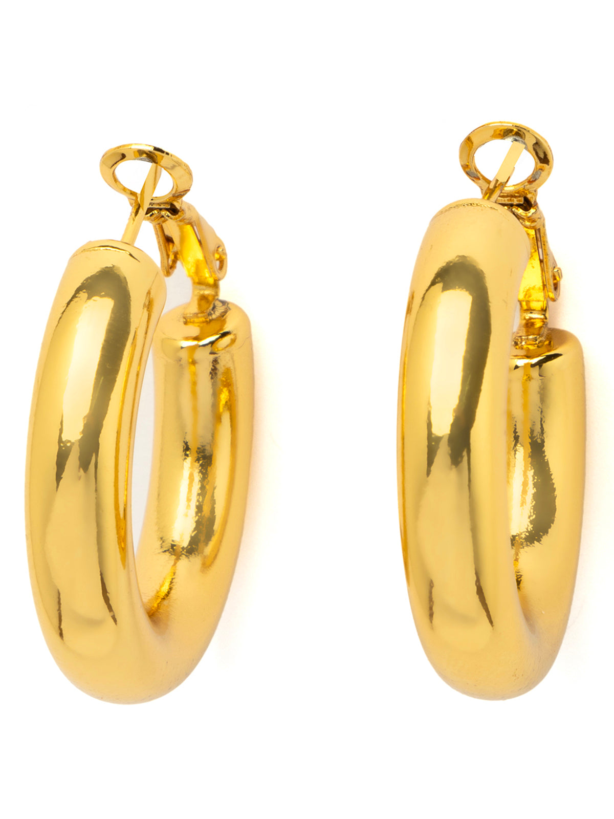 Scintillare By Sukkhi Gold Plated with Stainless Steel Small Hoop Bali Korean Fashion Earring Jewellery for Women & Girls|Anti Tarnish Jewellery|Gifts for Wife Girlfriend Mother Sister|E107035