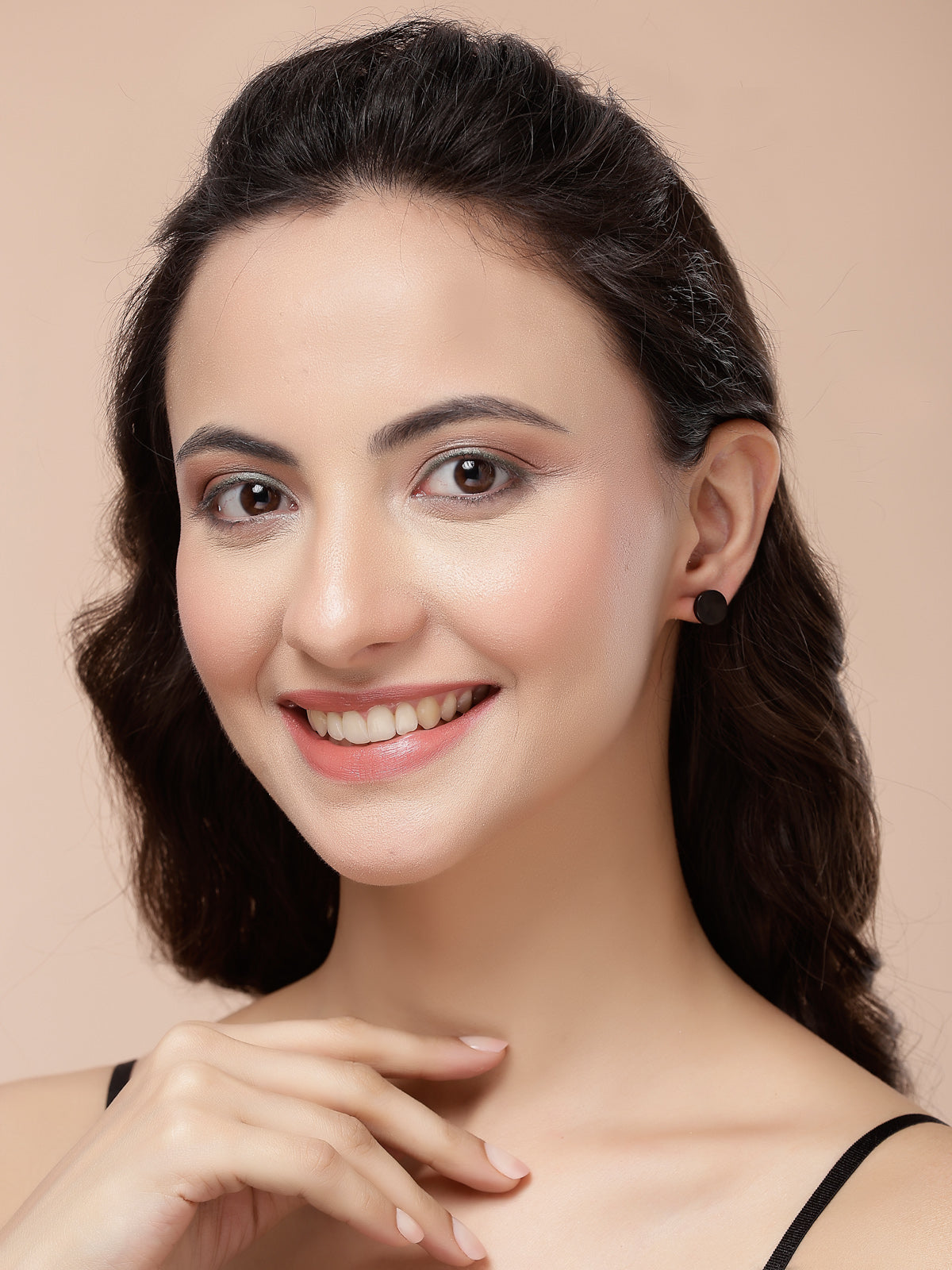 Scintillare By Sukkhi Superman Stylish Stainless Steel Black Studs Earrings for Men & Boys|Earrings for Women|Pair of 1|Gift for Anniversary Birthday|E107237