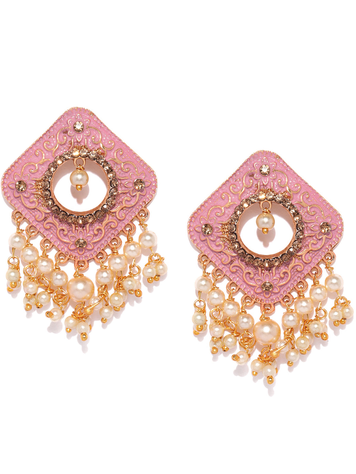 Sukkhi Cluster Mint Collection Gold Plated Earring for Women E78589