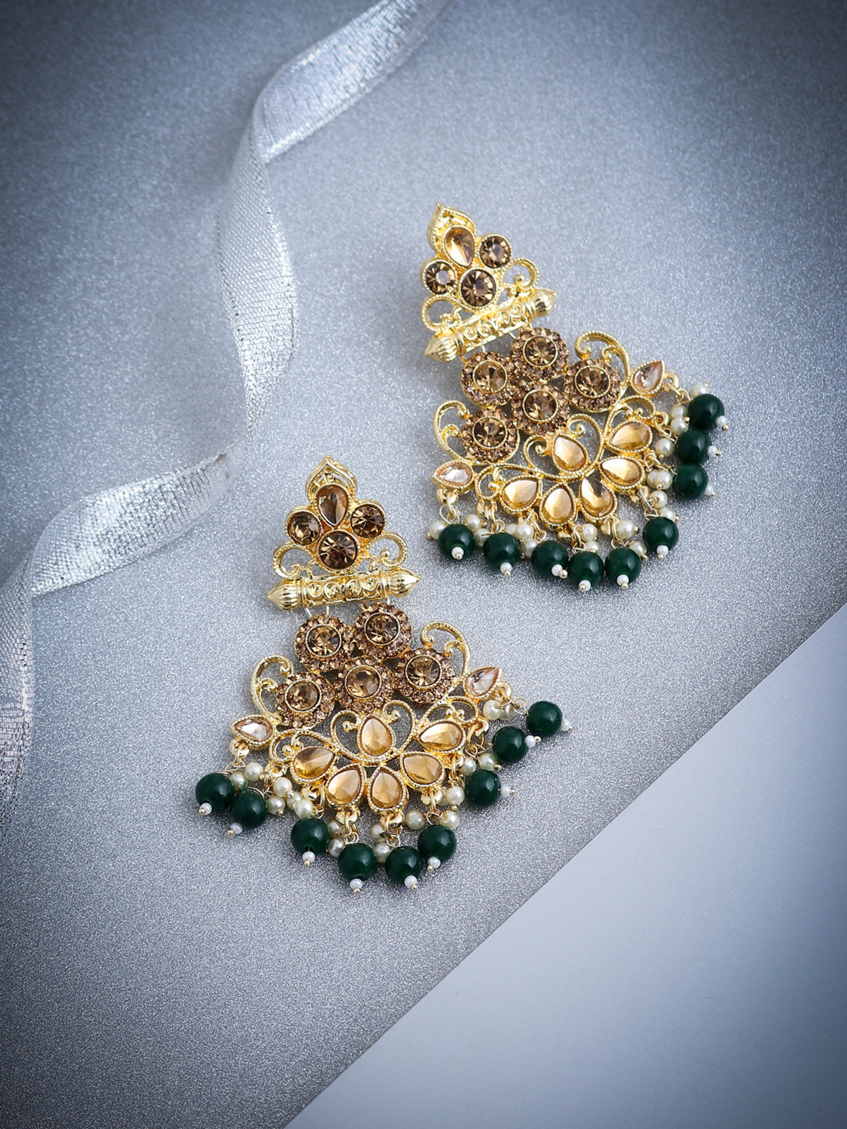 Sukkhi Marquise Gold Plated Earring for Women E78800