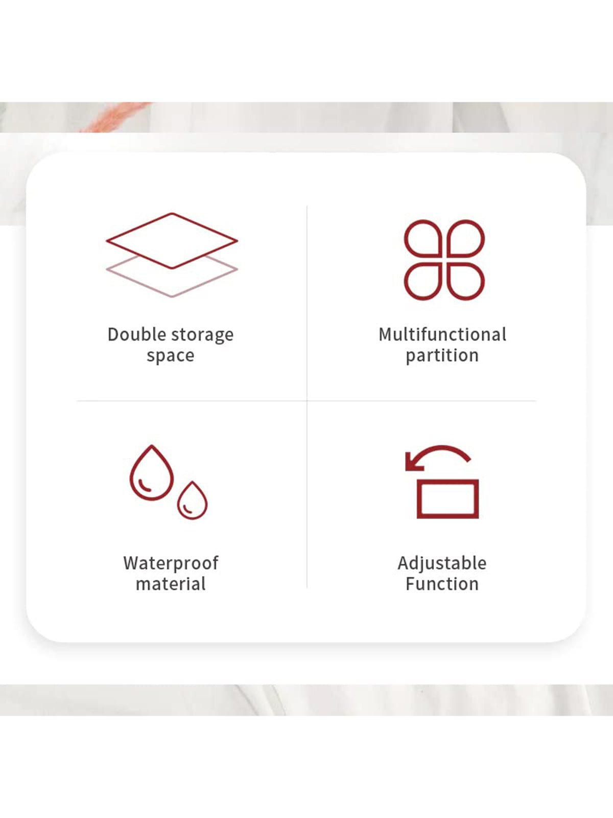 Scintillare By Sukkhi Jewellery Organiser PU Leather Zipper Portable Storage Box Case with Dividers Container for Rings, Earrings, Necklace Home Organizer JB107111