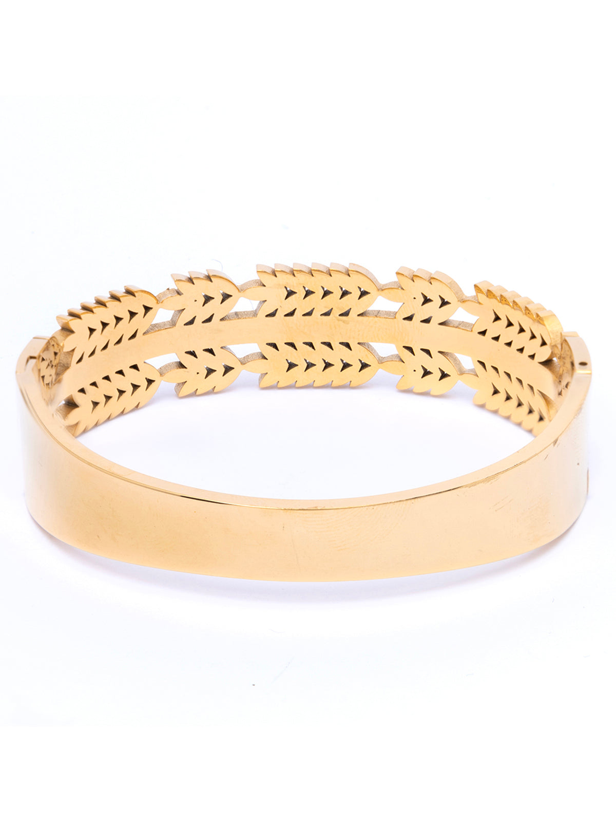 Scintillare By Sukkhi Multi Stylish 18kGold Plated with Stainless Steel & Crystal Stones Openable Kada Bracelet Jewellery for Women&Girls|Anti Tarnish Jewellery|Gift for Wife Girlfriend Mother|K107052