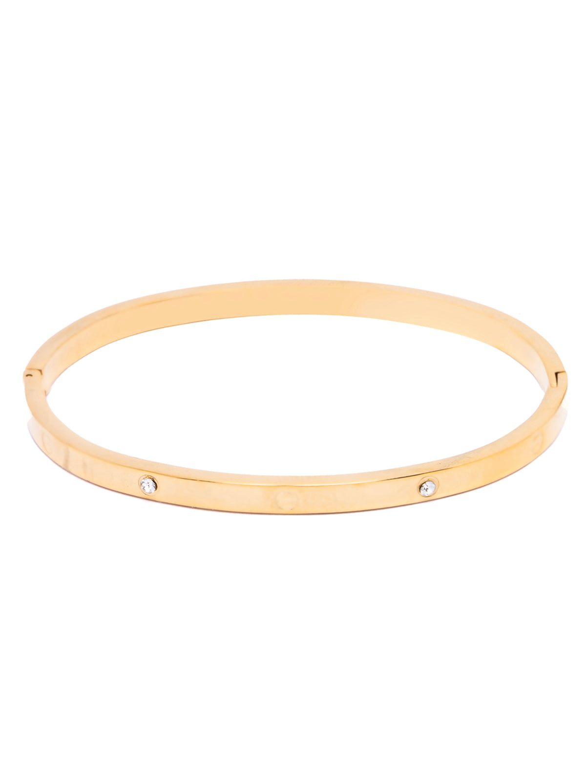 Scintillare By Sukkhi Gold Plated with Stainless Steel & Crystal Stone Openable Kada Bracelet Combo Jewellery for Women & Girls|Anti Tarnish Jewellery|Gift for Wife Girlfriend Mother Sister|K107061