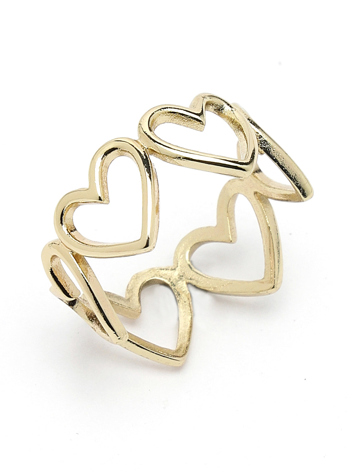 Scintillare by Sukkhi Delicate Rhodium Plated Silver American Diamonds Studded Heart Shaped Finger Ring for Women & Girls | Valentine Gifts Collection|LR106607