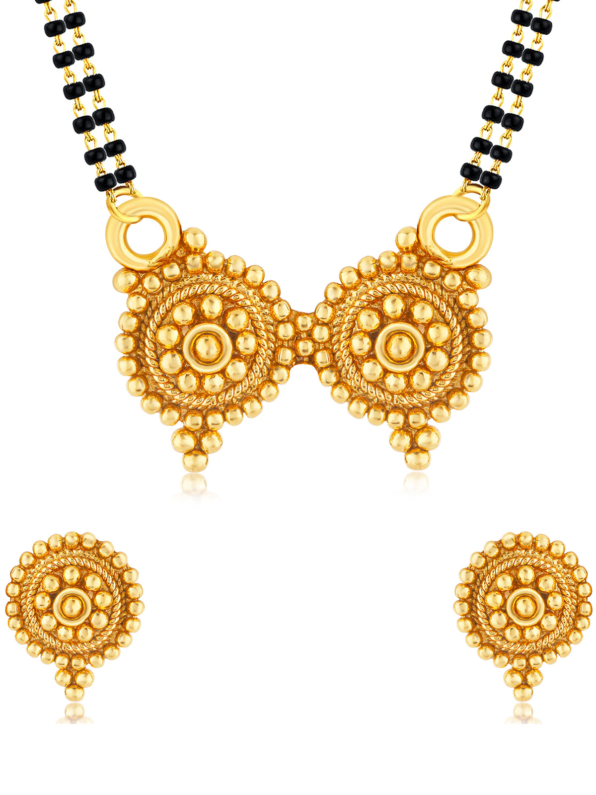Sukkhi Royal Gold Plated Mangalsutra Set For Women MS70775GLDPAS500