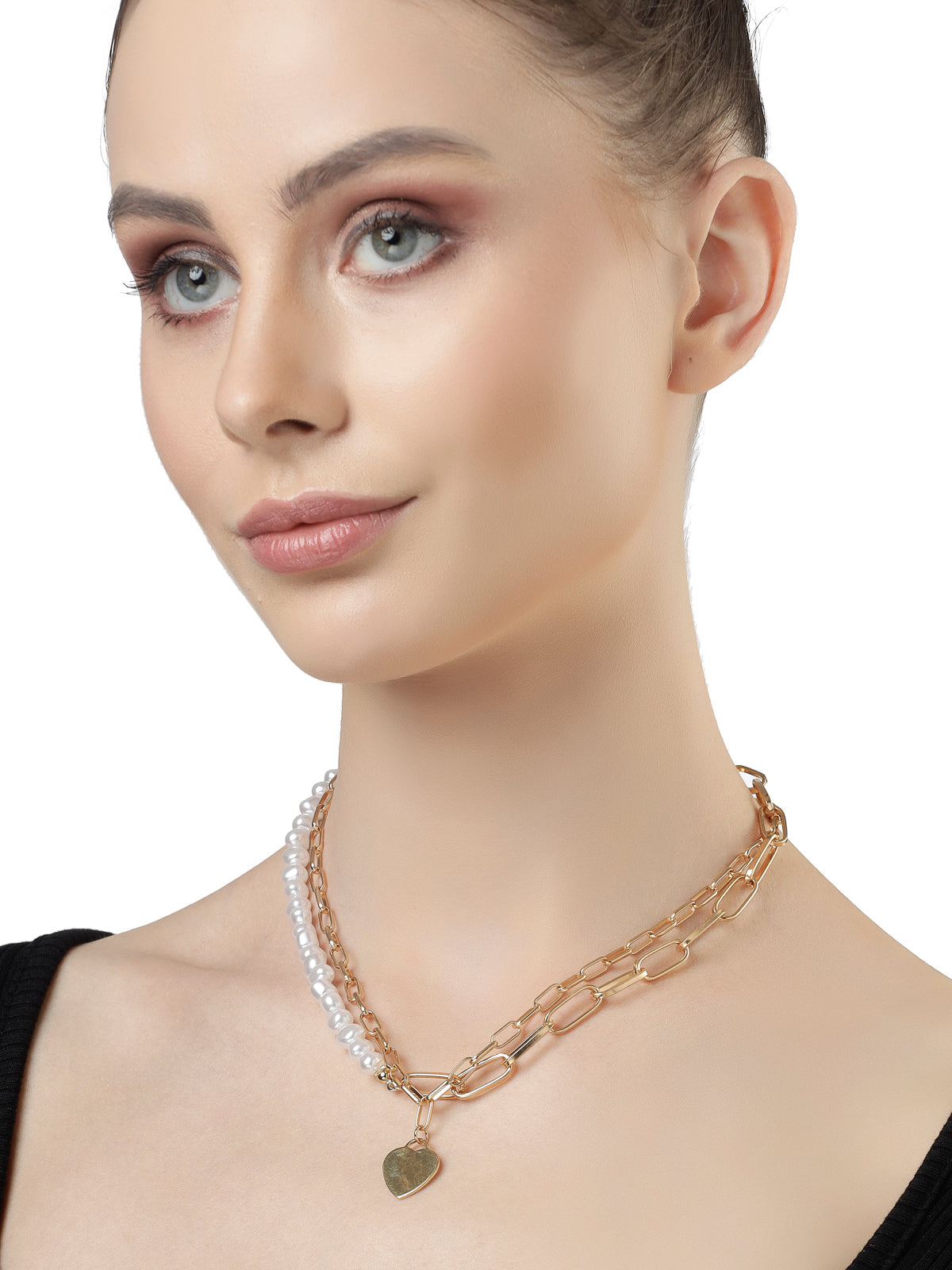 Scintillare by Sukkhi Latest Fashionable Gold Plated Chain Pendant Mininal Contemporary Necklace for Women & Girls |Birthday Gift for Girls And Women Anniversary Gift for Wife|N106577