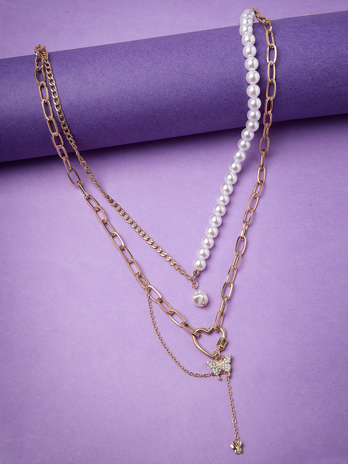 Scintillare by Sukkhi Charming Gold Plated Multicolor Beadded Evil-Eye & Heart Shaped Pendant Necklace for Women & Girls |Birthday Gift for Girls And Women Anniversary Gift for Wife|N106579