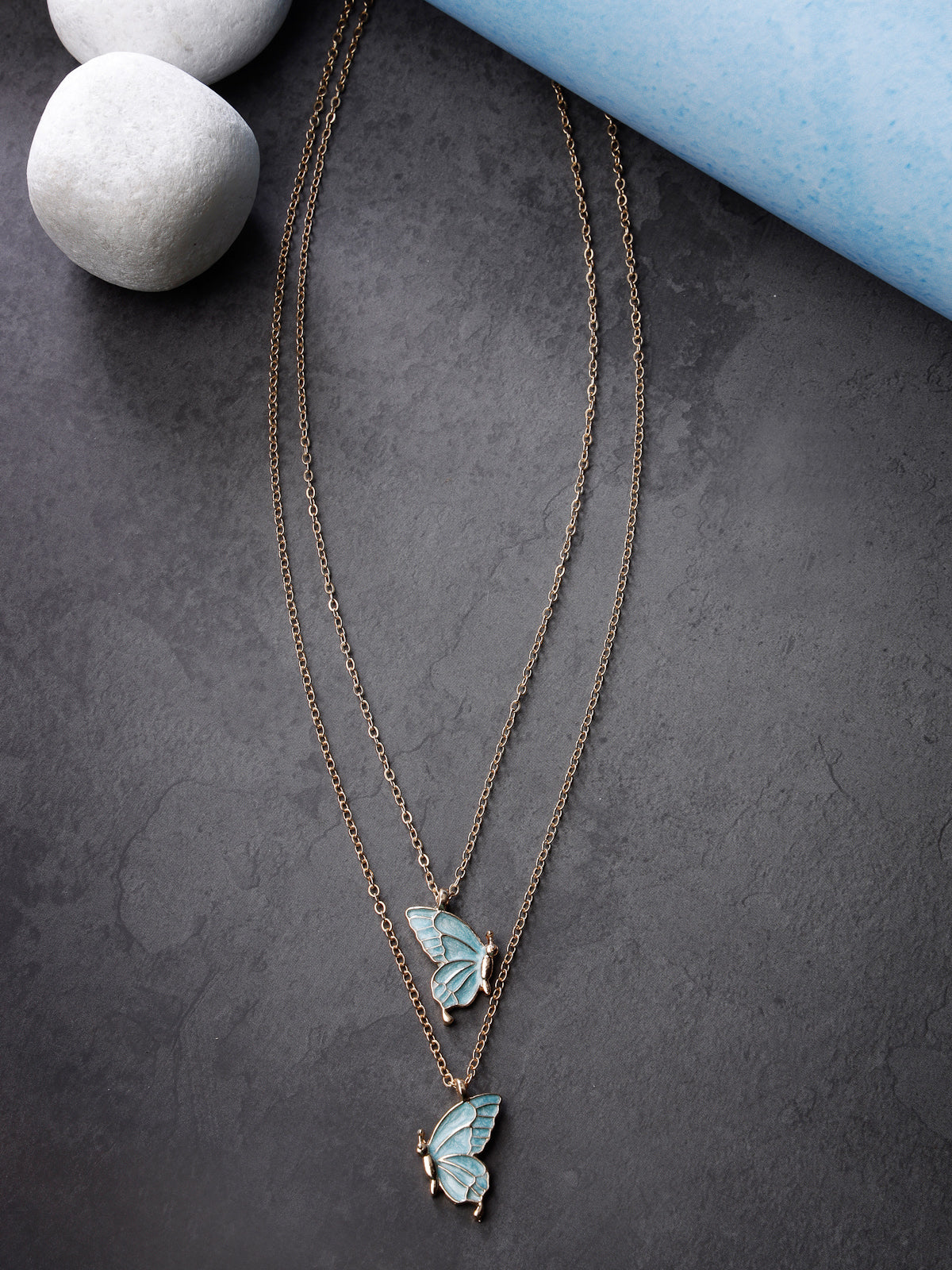 Scintillare by Sukkhi Latest Stylish Butterfly Shaped With AD Stones Pendant Necklace for Women & Girls |Birthday Gift for Girls And Women Anniversary Gift for Wife| Gifts Collection|N106581