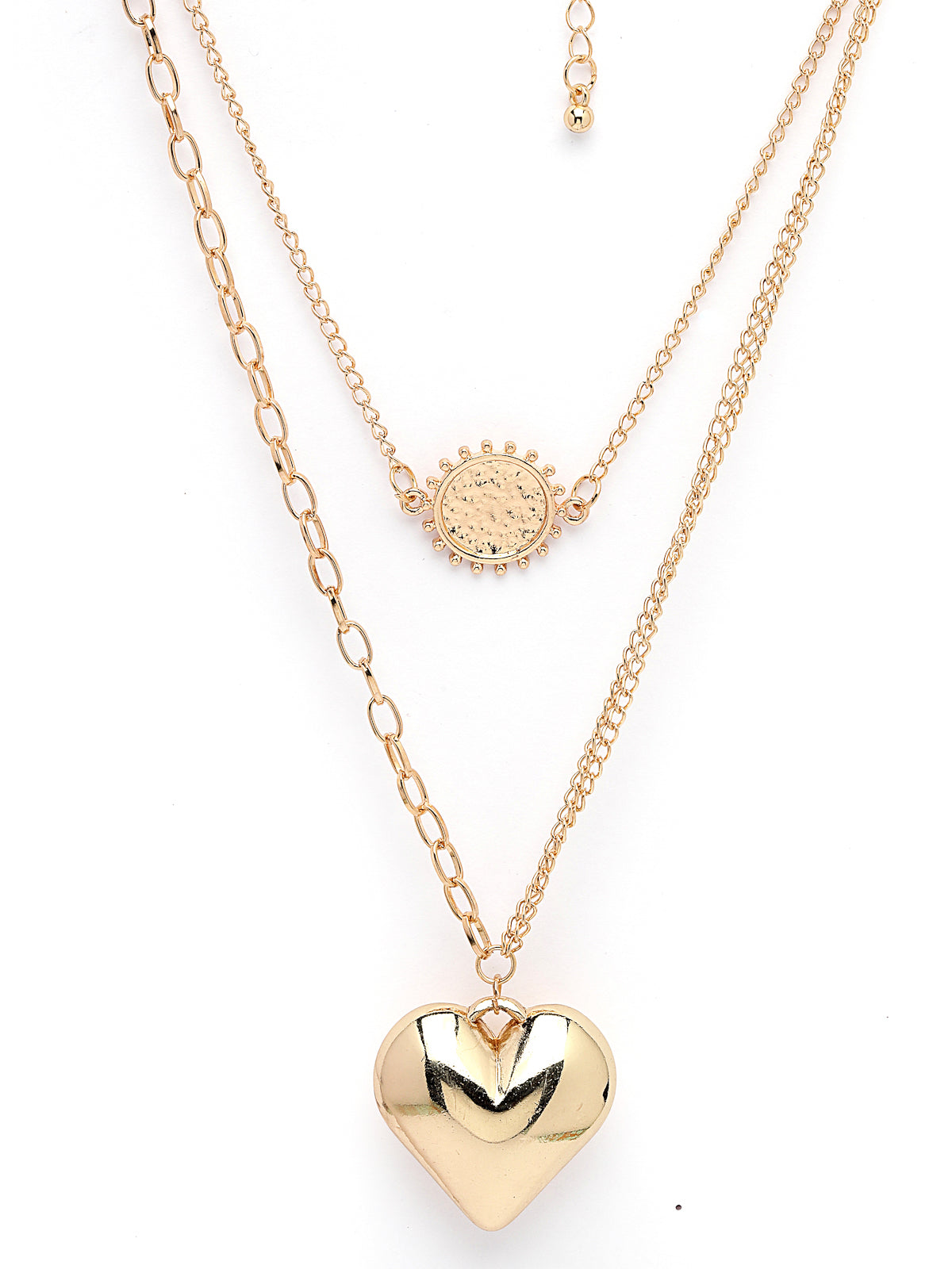 Scintillare by Sukkhi Decent Rhodium Plated Silver Heart Shaped With Lock Pendant Necklace for Women & Girls |Birthday Gift for Girls And Women Anniversary Gift for Wife| Gifts Collection|N106593