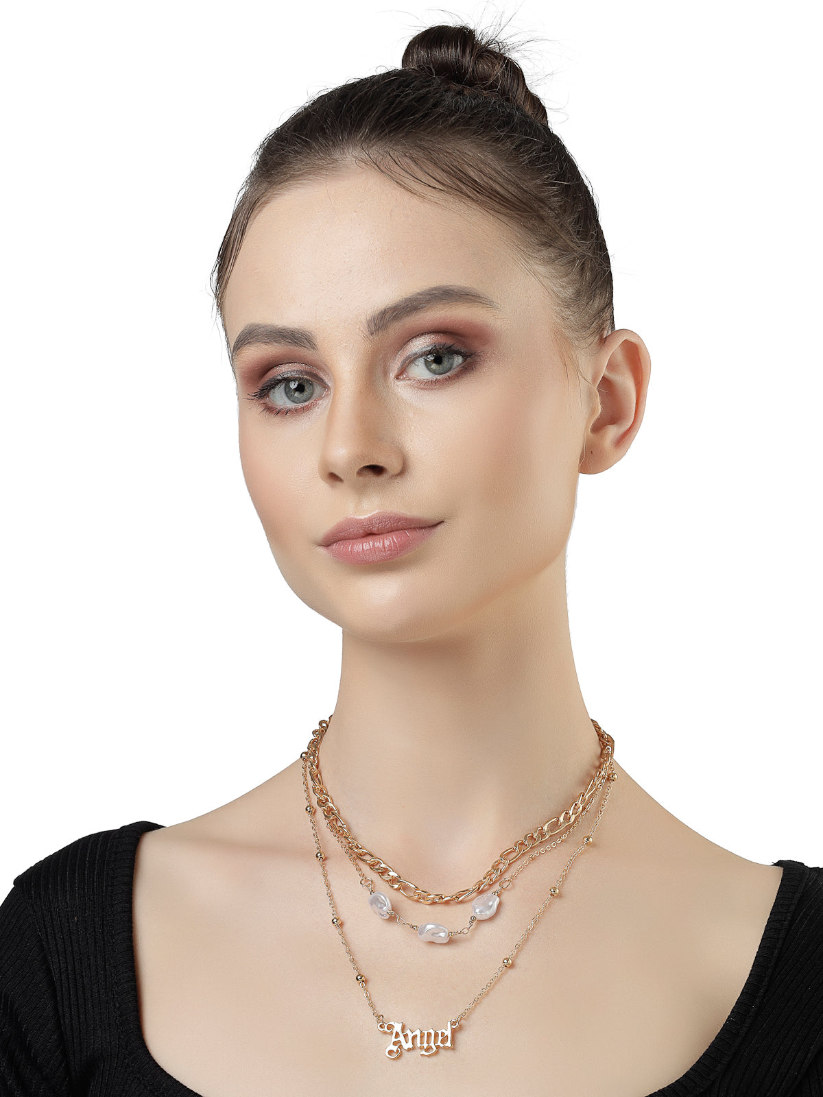 Scintillare by Sukkhi Pretty Beautiful Gold Plated Multilayered Pendant Necklace for Women & Girls |Birthday Gift for Girls And Women Anniversary Gift for Wife| Gifts Collection|N106595