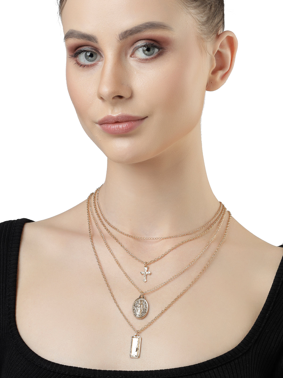 Scintillare by Sukkhi Most Beautiful Fashionable Multilayered Pendant Necklace for Women & Girls |Birthday Gift for Girls And Women Anniversary Gift for Wife| Gifts Collection|N106596