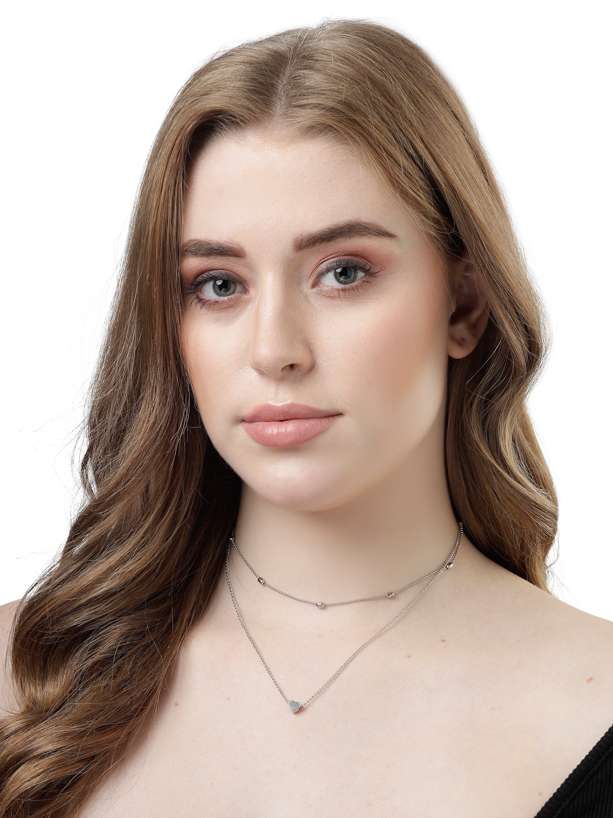 Scintillare by Sukkhi Latest 3 Layered Western Non Precious Base Metal Gold Plated Pendant Necklace for Women|Birthday Gift for Girls And Women Anniversary Gift for Wife| Gifts Collection|N106621