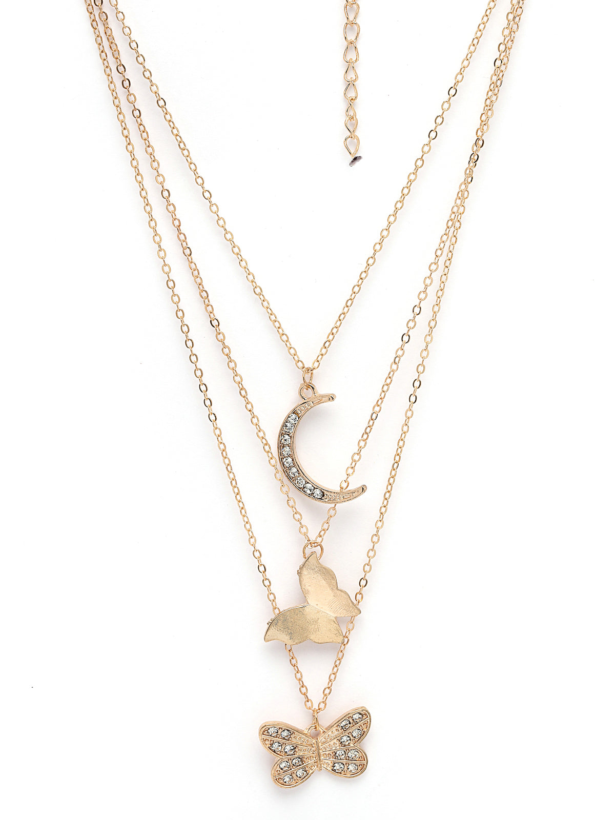 Scintillare by Sukkhi Unique Style Gold Plated Multilayered Pendant Necklace for Women & Girls |Birthday Gift for Girls And Women Anniversary Gift for Wife| Gifts Collection|N106622