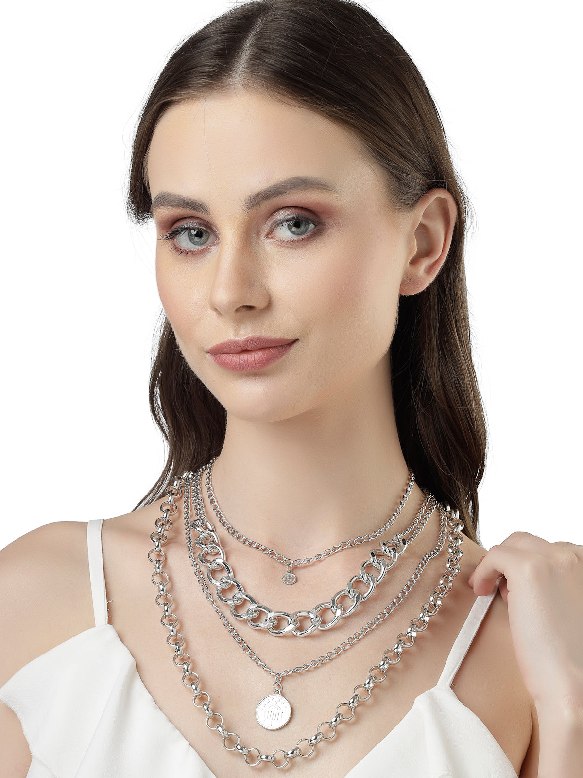 Scintillare by Sukkhi Universal Stylish Multilayered Gold Plated Pendant Necklace for Women & Girls |Birthday Gift for Girls And Women Anniversary Gift for Wife| Gifts Collection|N106735