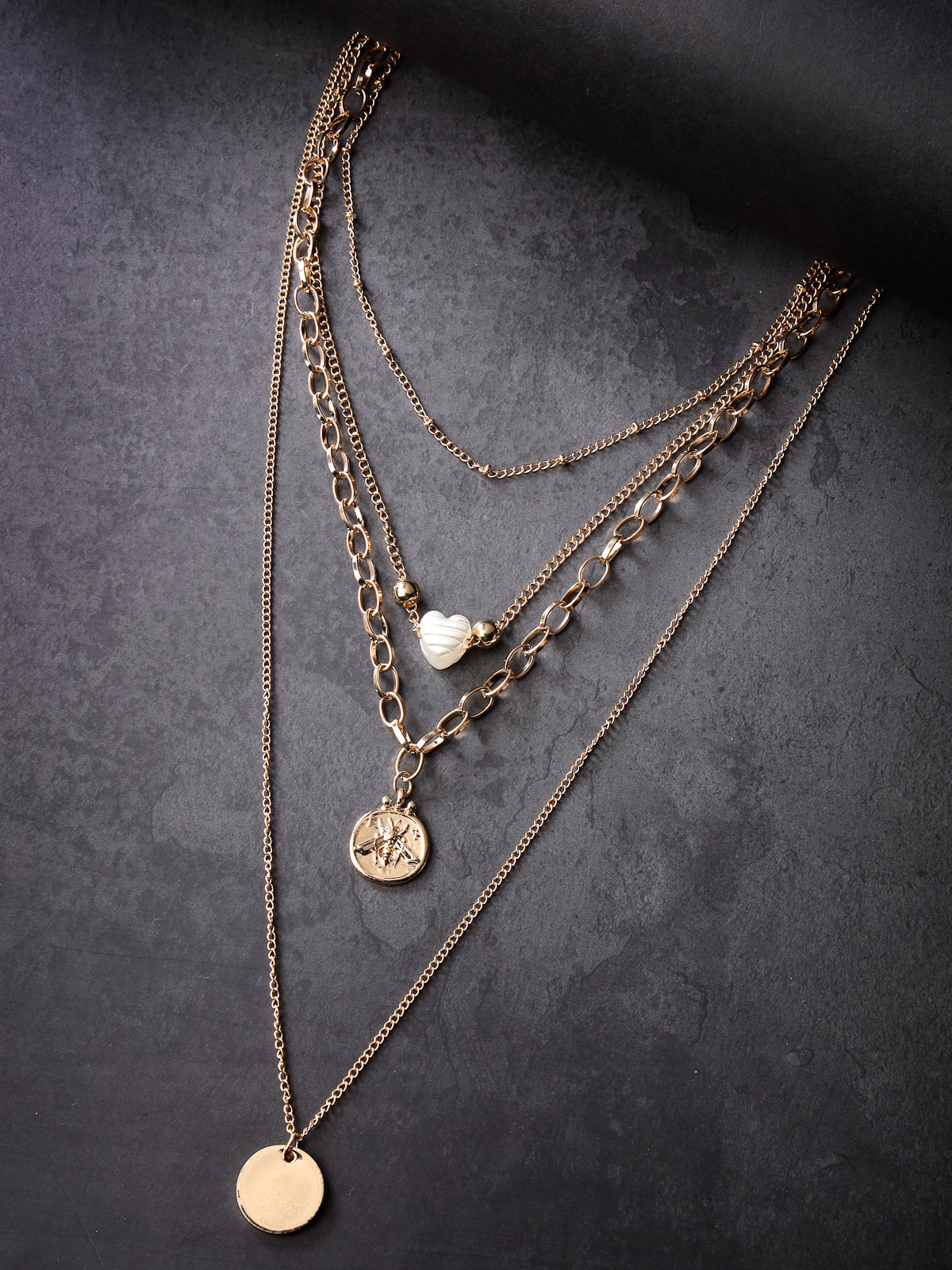 Scintillare by Sukkhi Innovative Gold Plated Multilayered Pendant Necklace for Women & Girls |Birthday Gift for Girls And Women Anniversary Gift for Wife| Gifts Collection|N106731