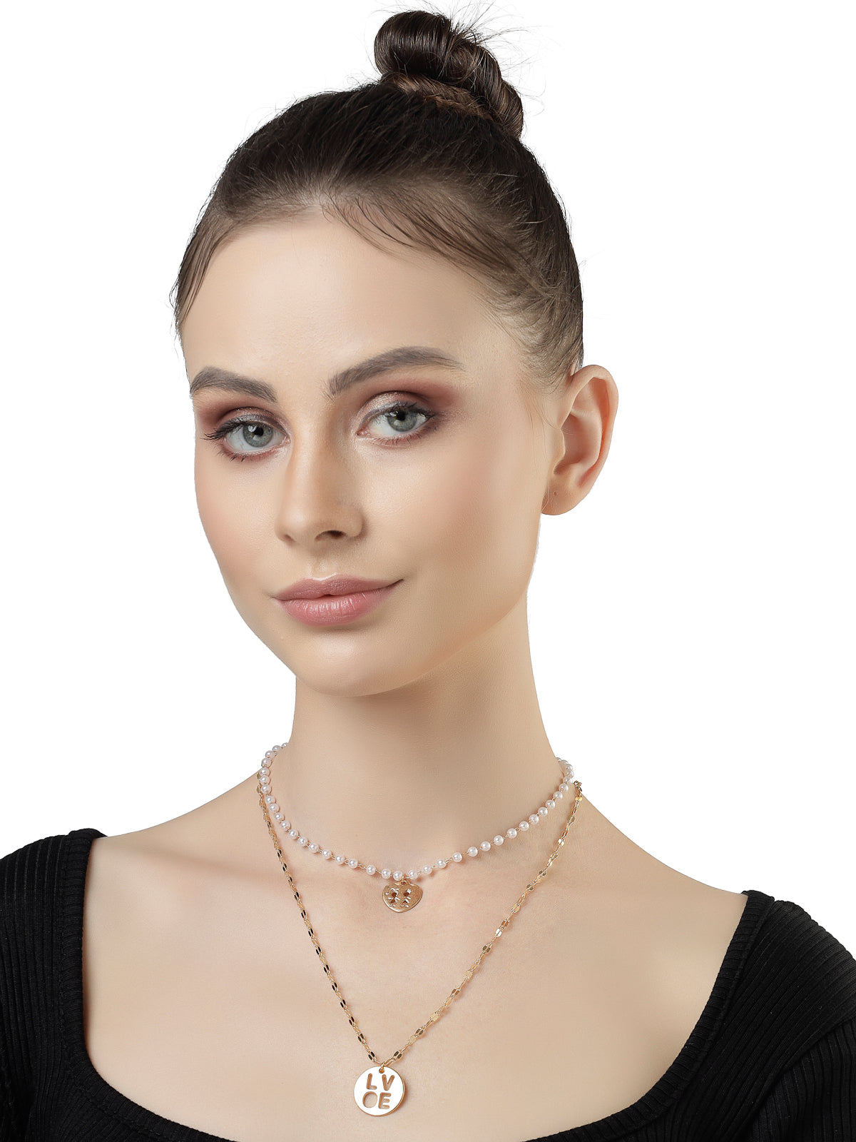 Scintillare by Sukkhi Latest Fashionable 3 Layered Gold Plated Butterfly Pendant Necklace for Women & Girls |Birthday Gift for Girls And Women Anniversary Gift for Wife| Gifts Collection|N106760