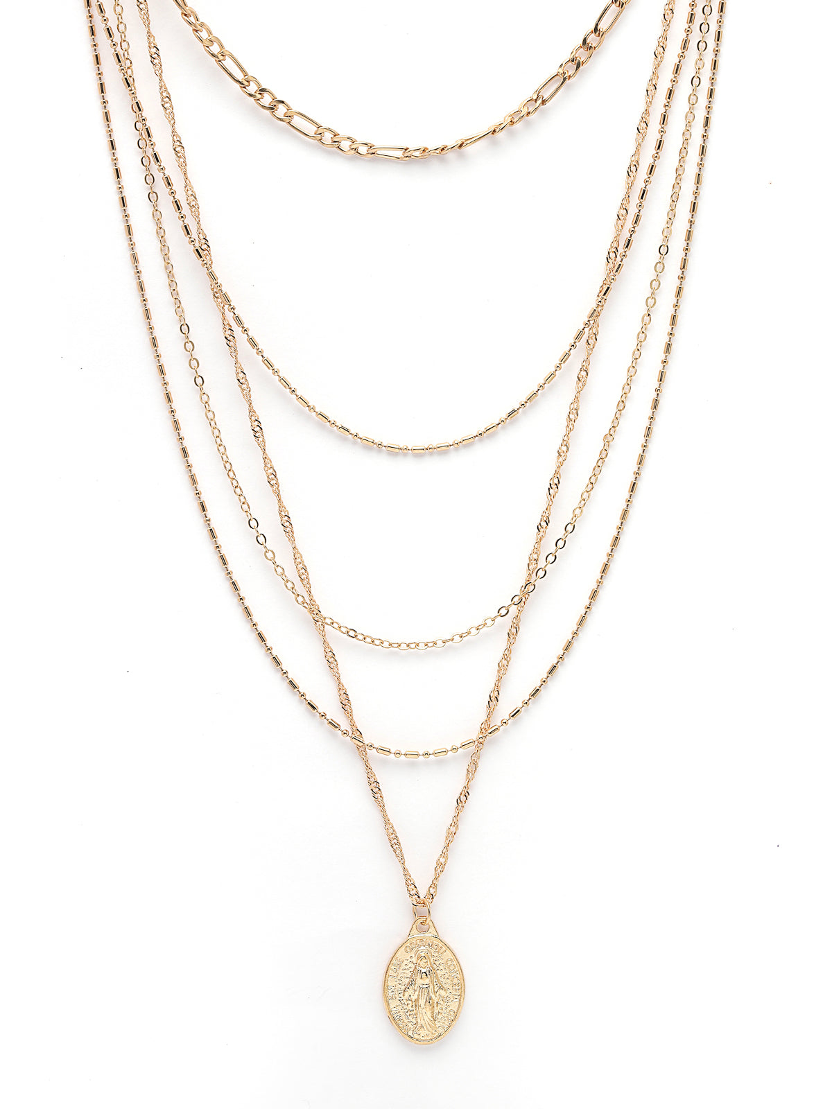 Scintillare by Sukkhi Pretty Fashionable Gold Plated 2 Layered Pendant Necklace for Women & Girls |Birthday Gift for Girls And Women Anniversary Gift for Wife| Gifts Collection|N106786