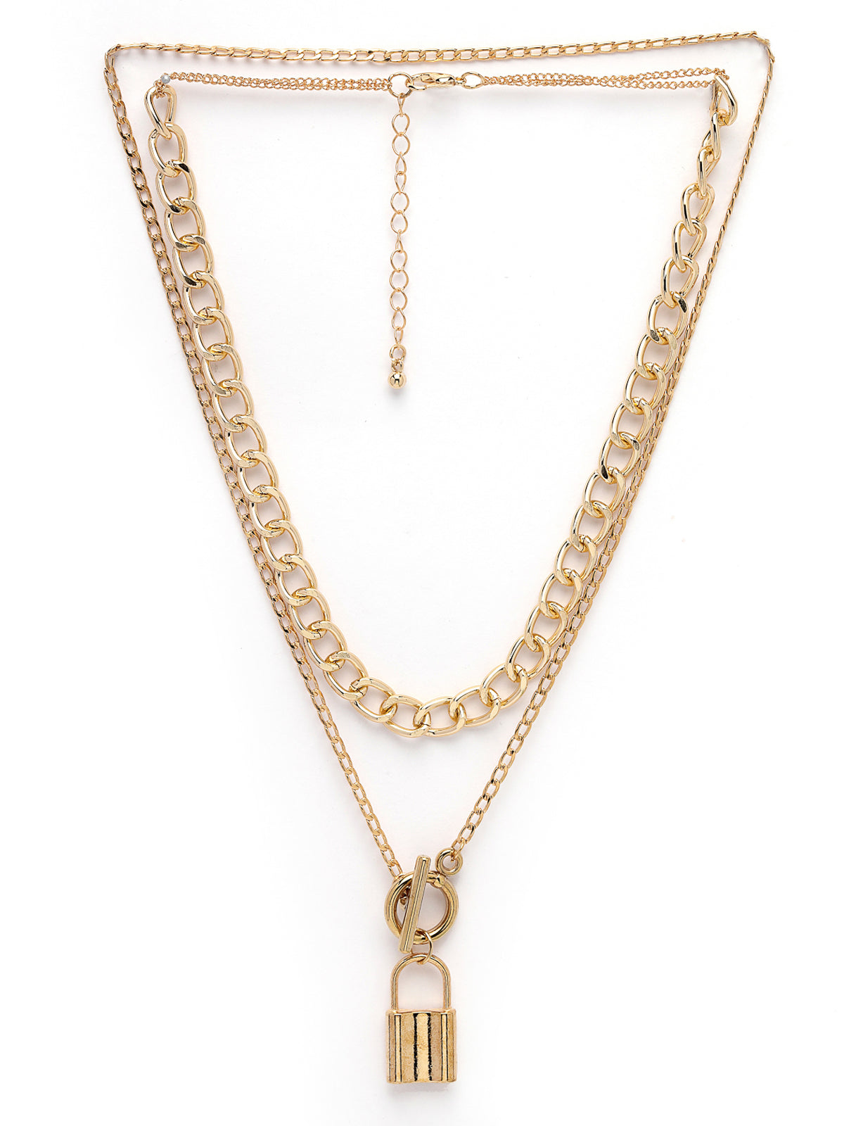 Scintillare by Sukkhi Pretty Fashionable Gold Plated 2 Layered Pendant Necklace for Women & Girls |Birthday Gift for Girls And Women Anniversary Gift for Wife| Gifts Collection|N106786